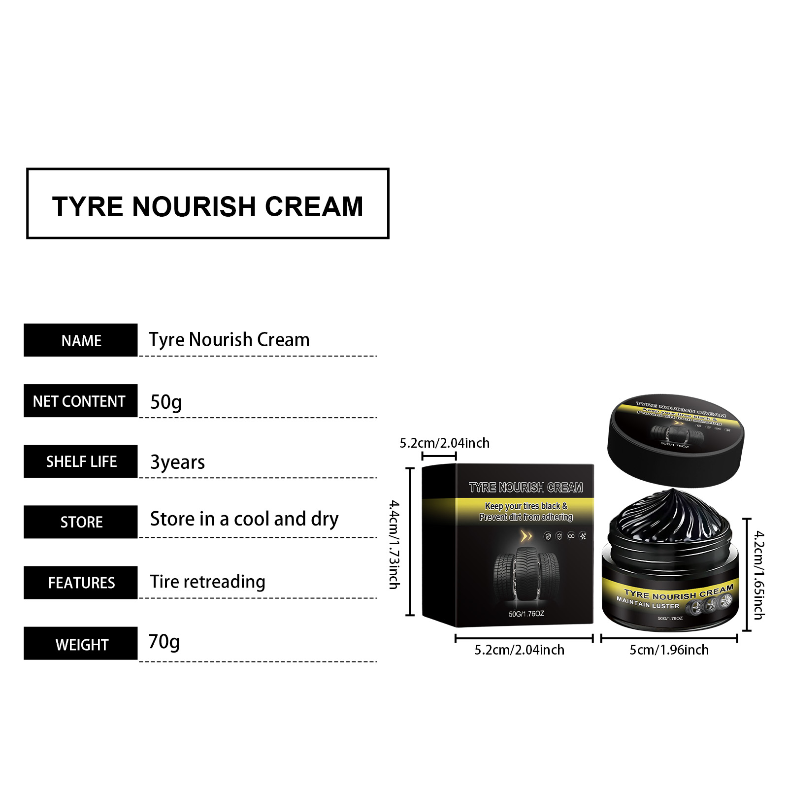 Tire Protection Maintenance Wax Waterproof Anti Dirty Renovate Care Clean Remove Dust Vehicle Tire Daily Upkeep