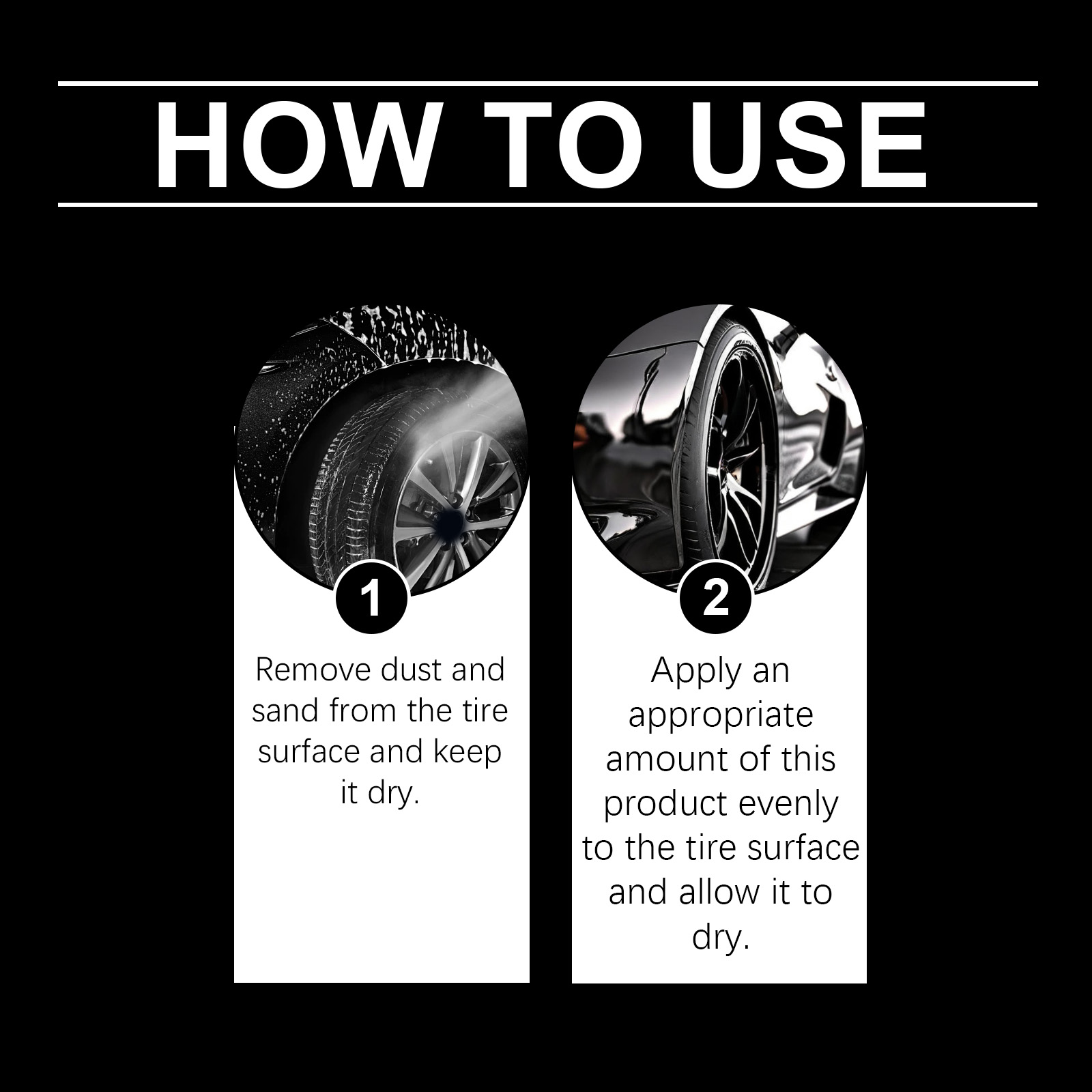 Tire Protection Maintenance Wax Waterproof Anti Dirty Renovate Care Clean Remove Dust Vehicle Tire Daily Upkeep