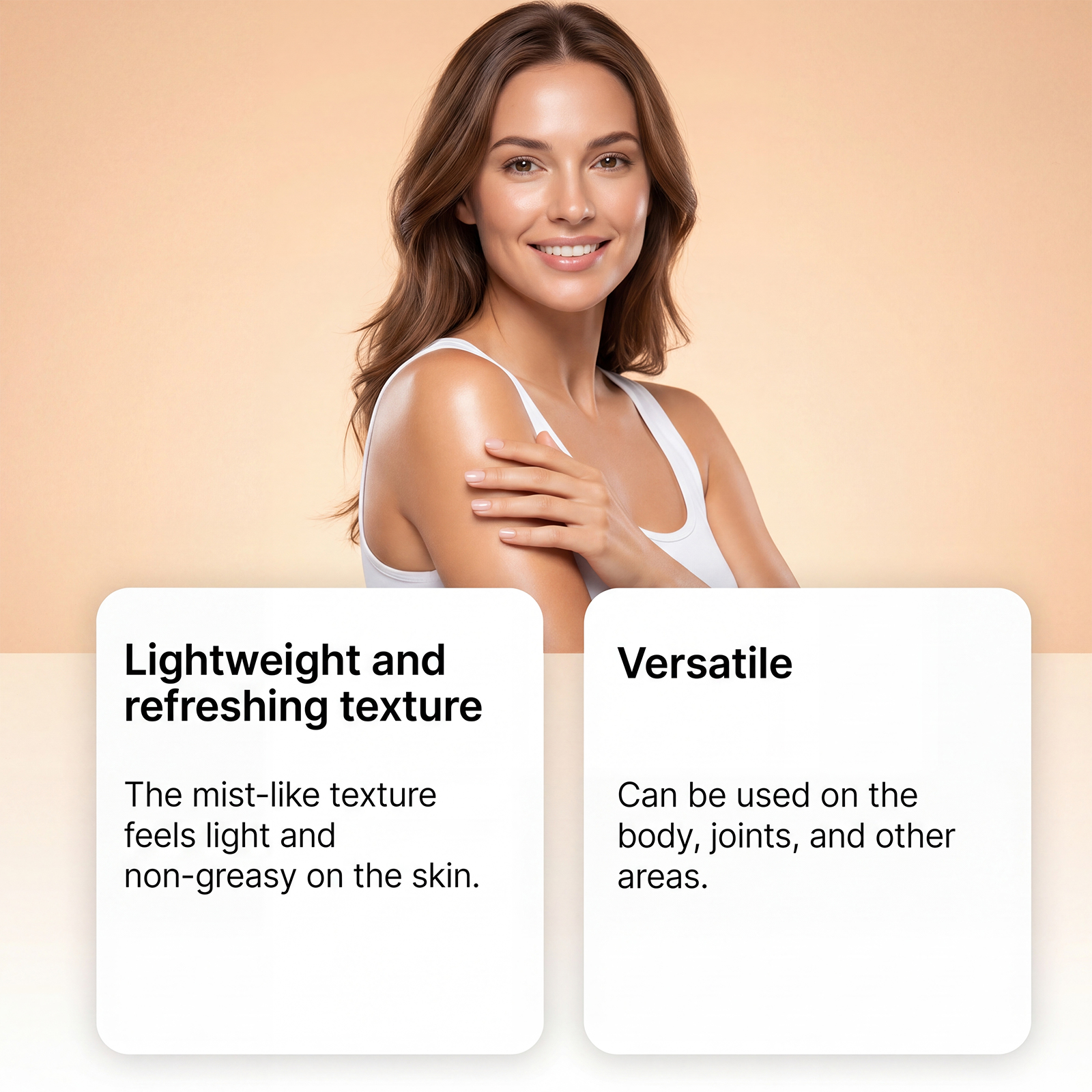 Body Care Mist Daily Gentle Nourish Smooth Hydrate Portable Skin Foot Maintain Soft Moisturize Light Compact
