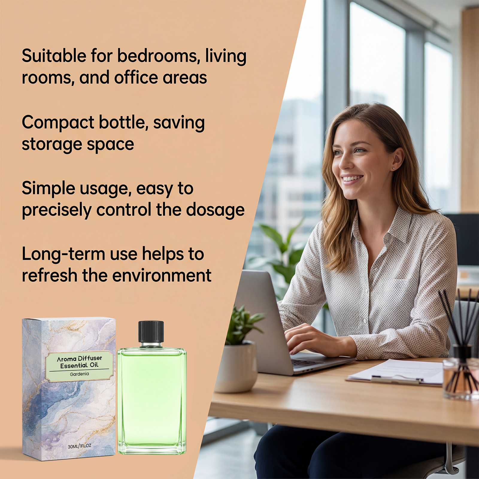 Aroma Essential Oil Shangri La Scent Purify Air Fresh Long Lasting Fragrance For Bedroom Indoor Daily Home Relax Calm Gentle