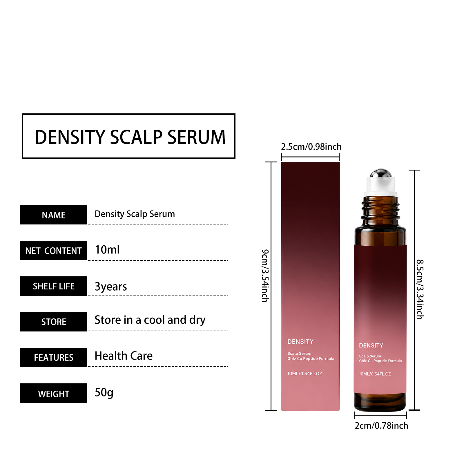 Volumizing Hair Roller Essence Mild Formula Fresh Texture Fast Absorption Non Sticky Fit Various Hair Conditions