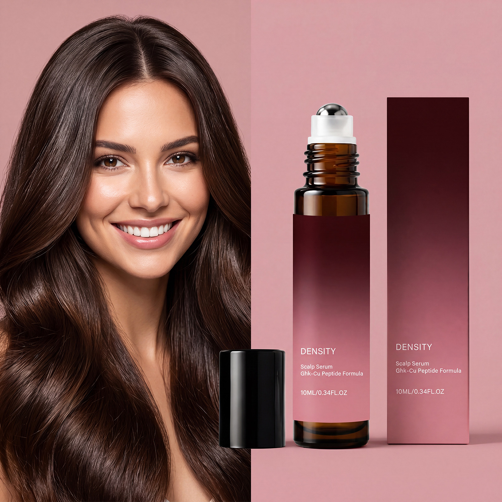 Volumizing Hair Roller Essence Mild Formula Fresh Texture Fast Absorption Non Sticky Fit Various Hair Conditions