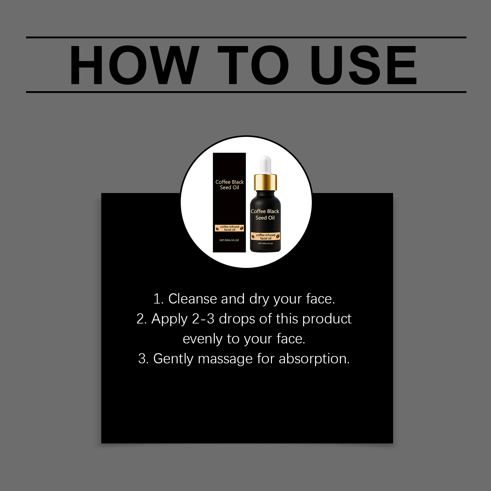 Black Seed Oil Moisturizing Essence Mild Nourishing Soft Delicate Brightening Facial Skin Daily Care Serum