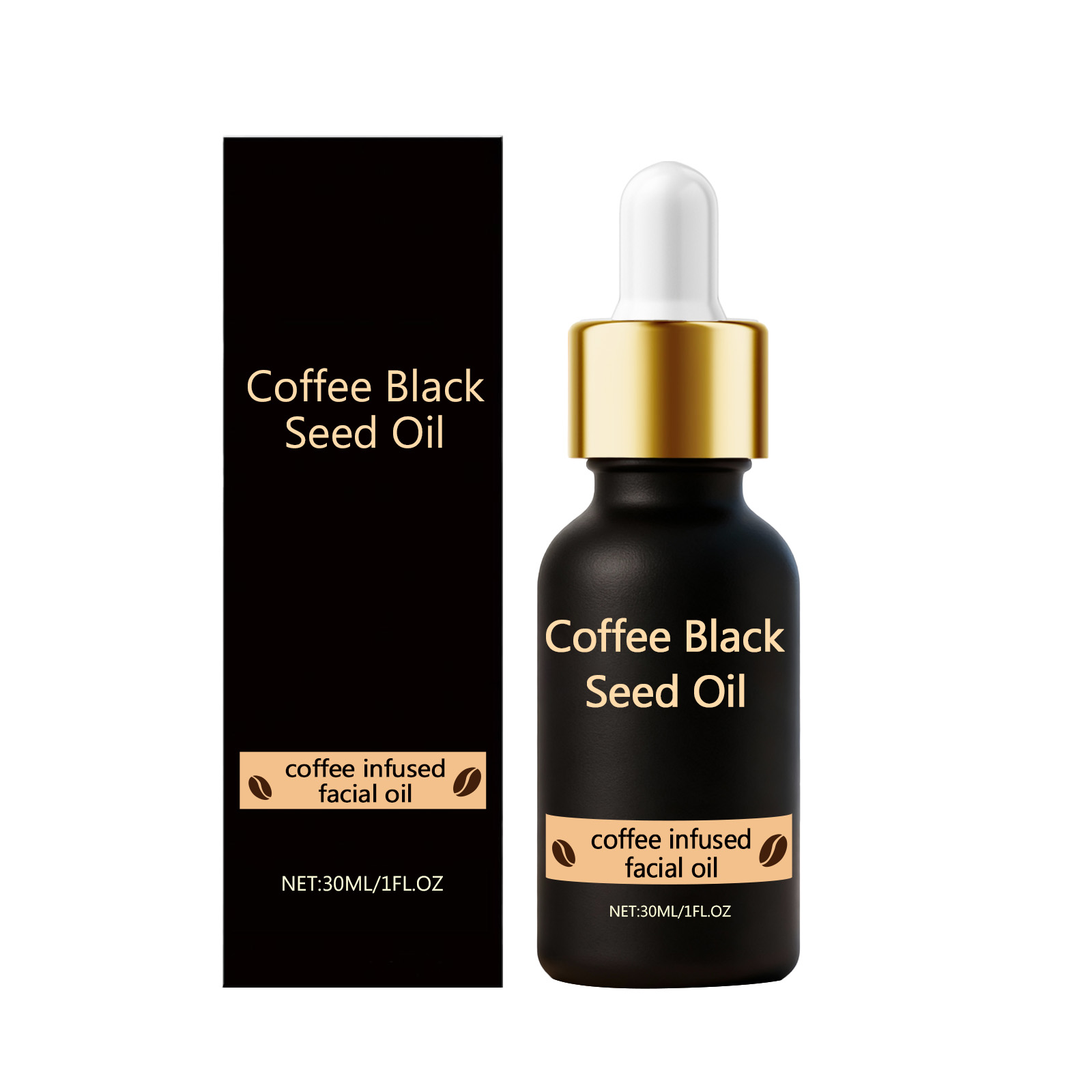 Black Seed Oil Moisturizing Essence Mild Nourishing Soft Delicate Brightening Facial Skin Daily Care Serum