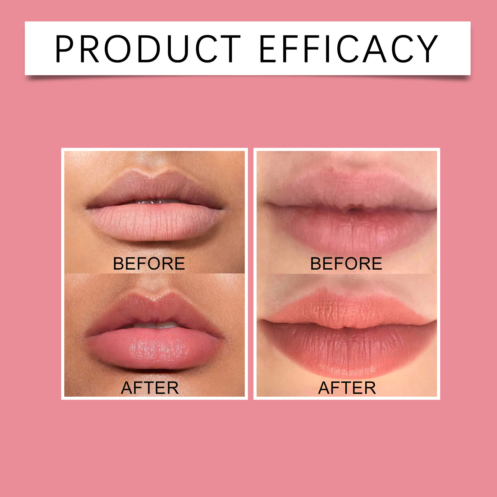 (Rose Pink) Waterproof Lip Liner Pen Daily Natural Easy Coloring Brightening Color Rendering Moisturizing Lip Makeup Cosmetic Tool