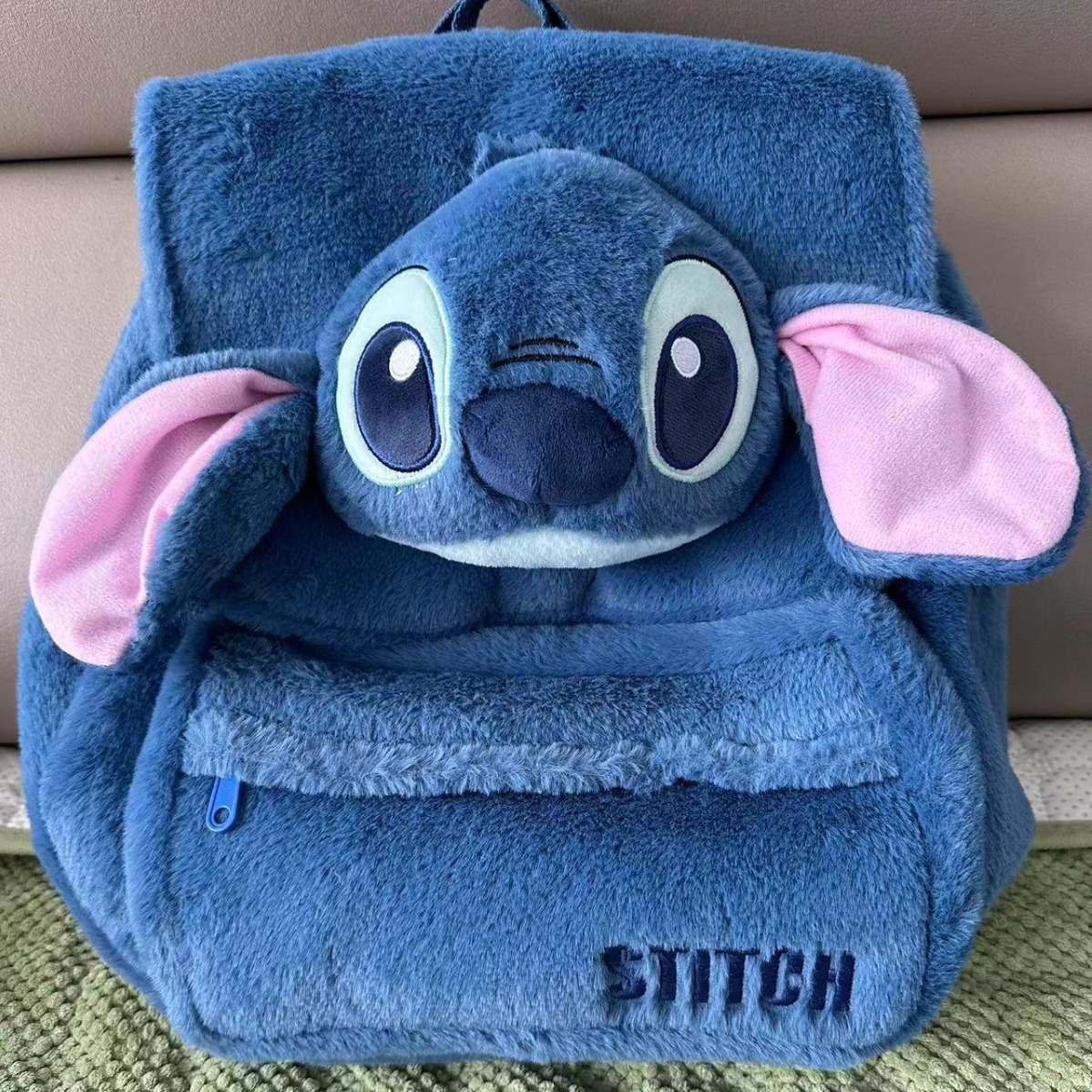 Stitch Backpack Cute Plush Cartoon Kids School Bag Durable Lightweight Large Capacity For Preschool Kindergarten Daily Use