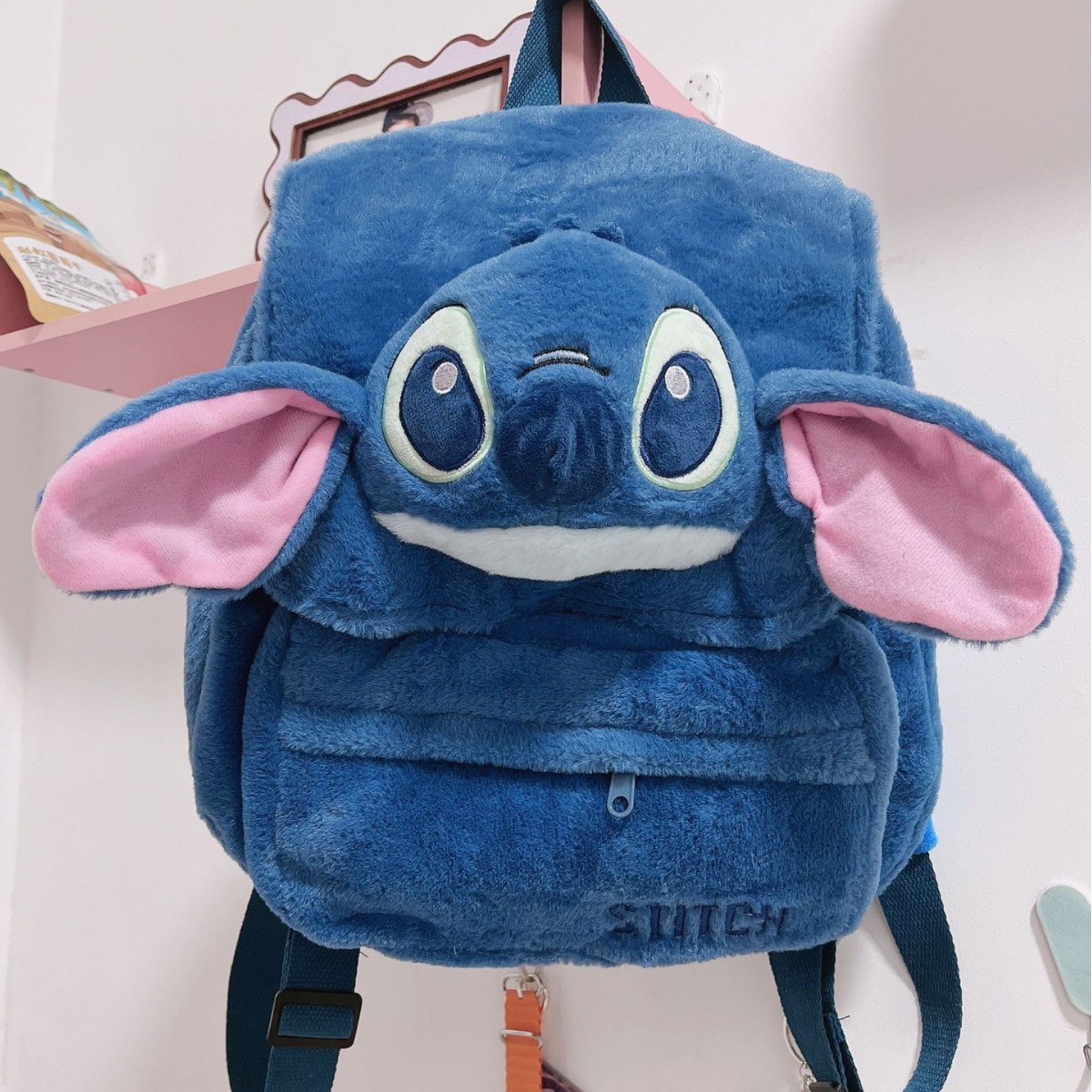 Stitch Backpack Cute Plush Cartoon Kids School Bag Durable Lightweight Large Capacity For Preschool Kindergarten Daily Use