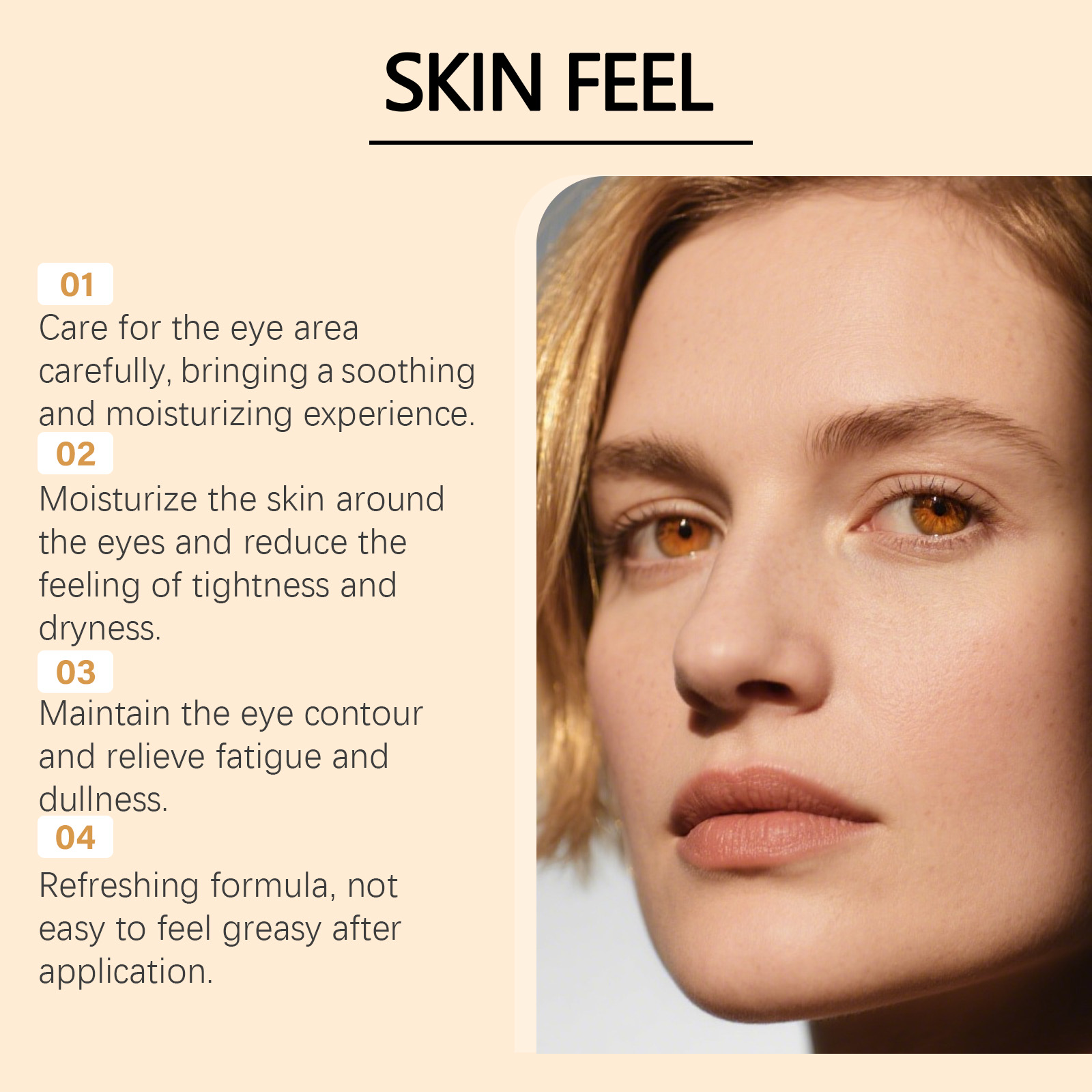Retinol Moisturizing Eye Cream Mild Hydrating Nourishing Soft Care For Around Eye Skin Delicate