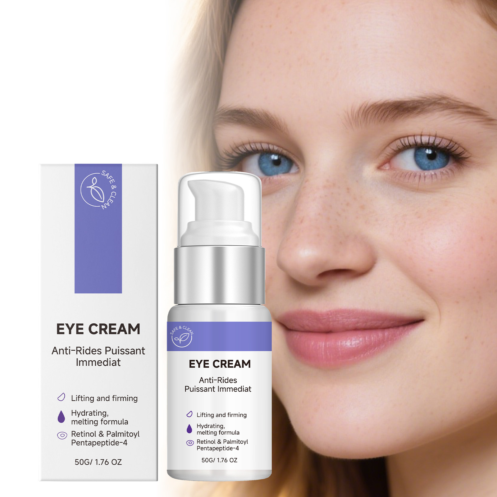 Retinol Moisturizing Eye Cream Mild Hydrating Nourishing Soft Care For Around Eye Skin Delicate