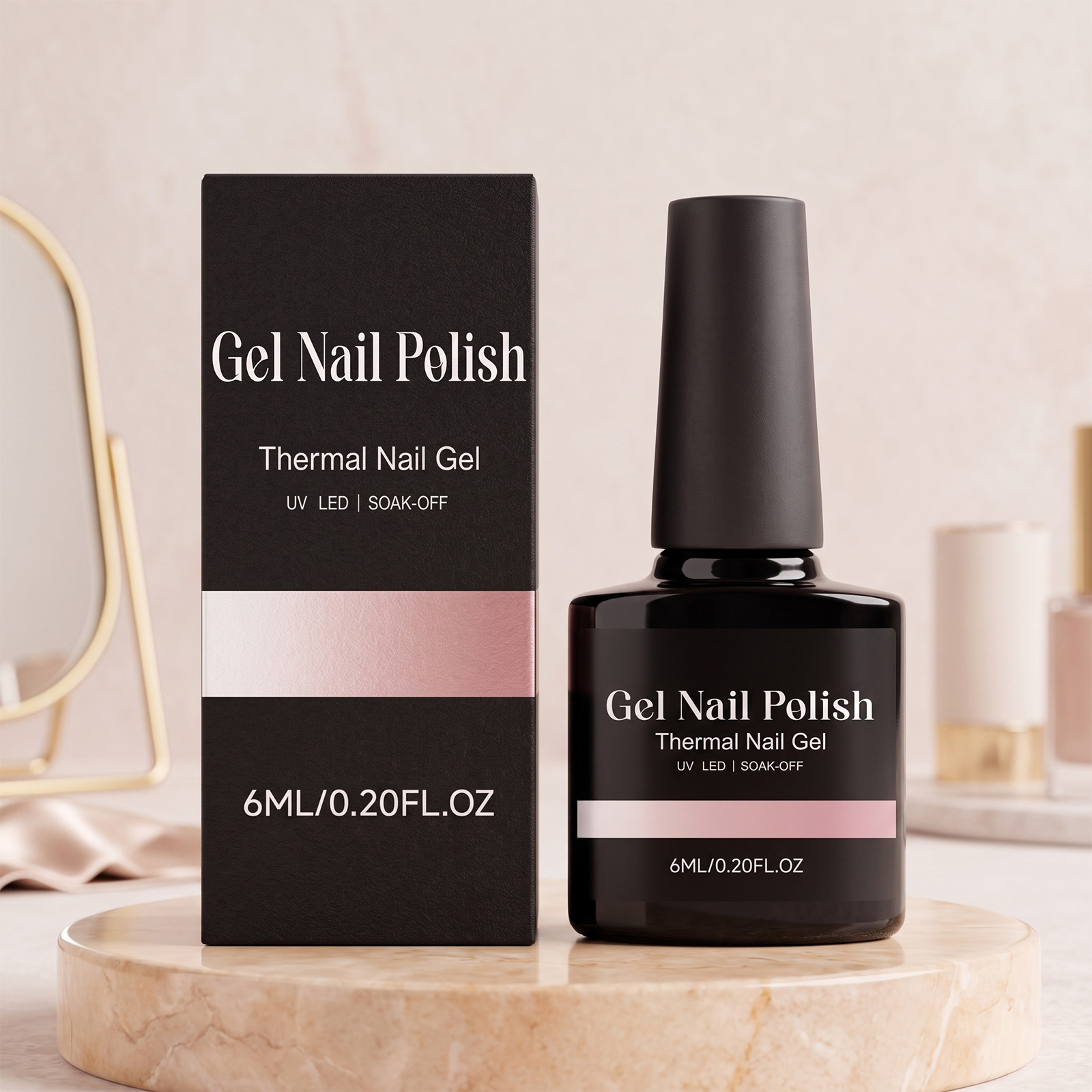Thermochromic Nail Glue Simple Nude Gel Long Lasting Bright Nail Decoration Painting Manicure Supplies