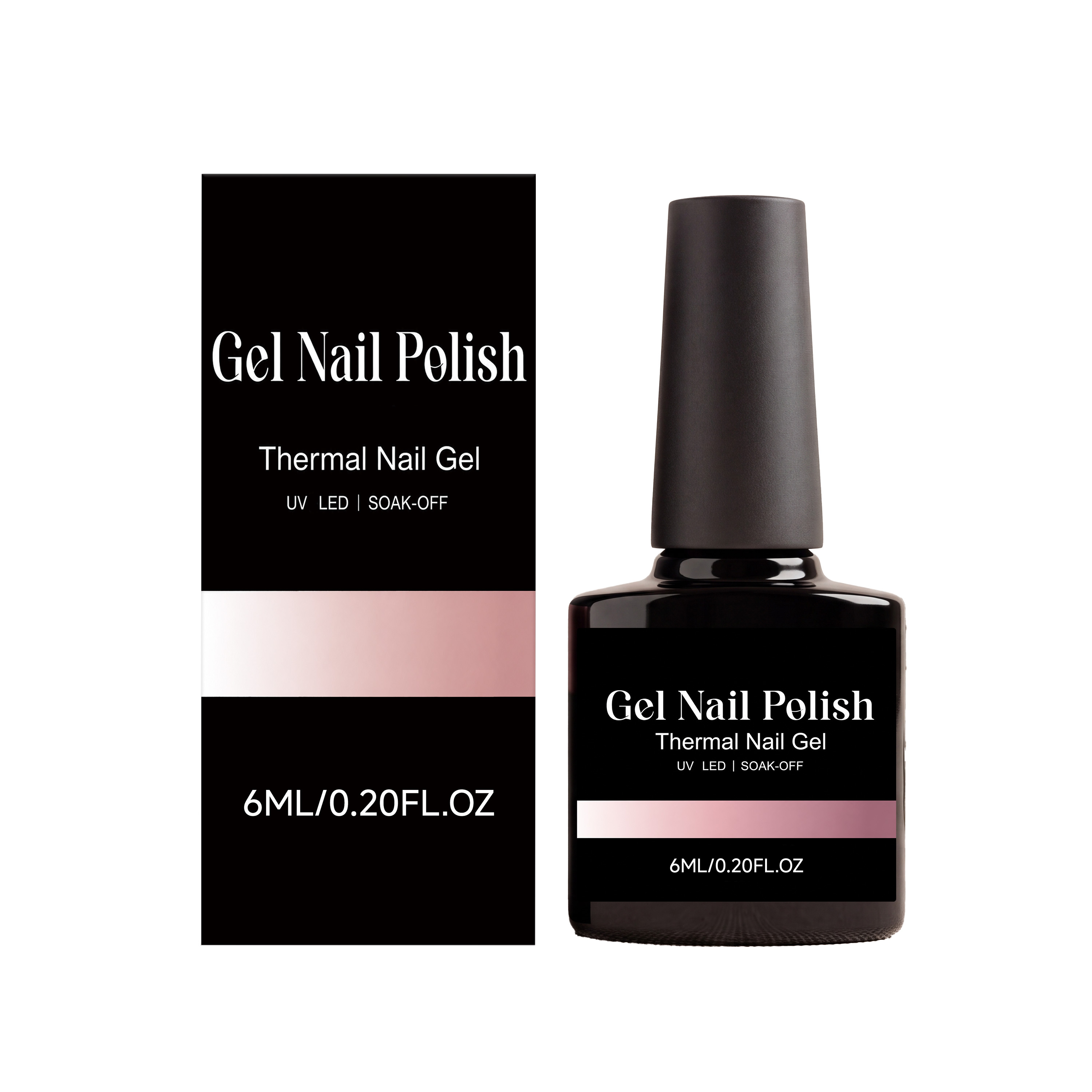 Thermochromic Nail Glue Simple Nude Gel Long Lasting Bright Nail Decoration Painting Manicure Supplies