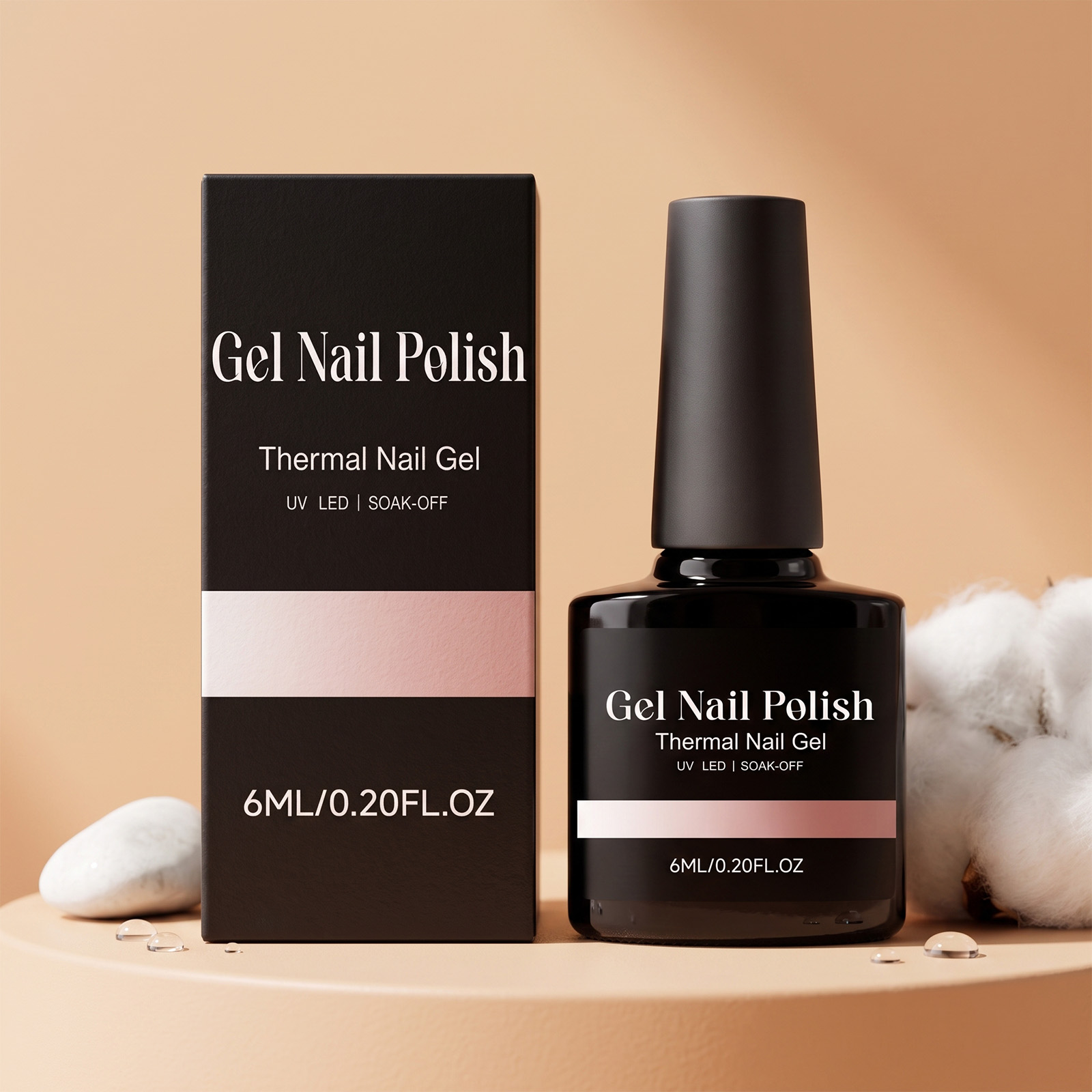 Thermochromic Nail Glue Simple Nude Gel Long Lasting Bright Nail Decoration Painting Manicure Supplies