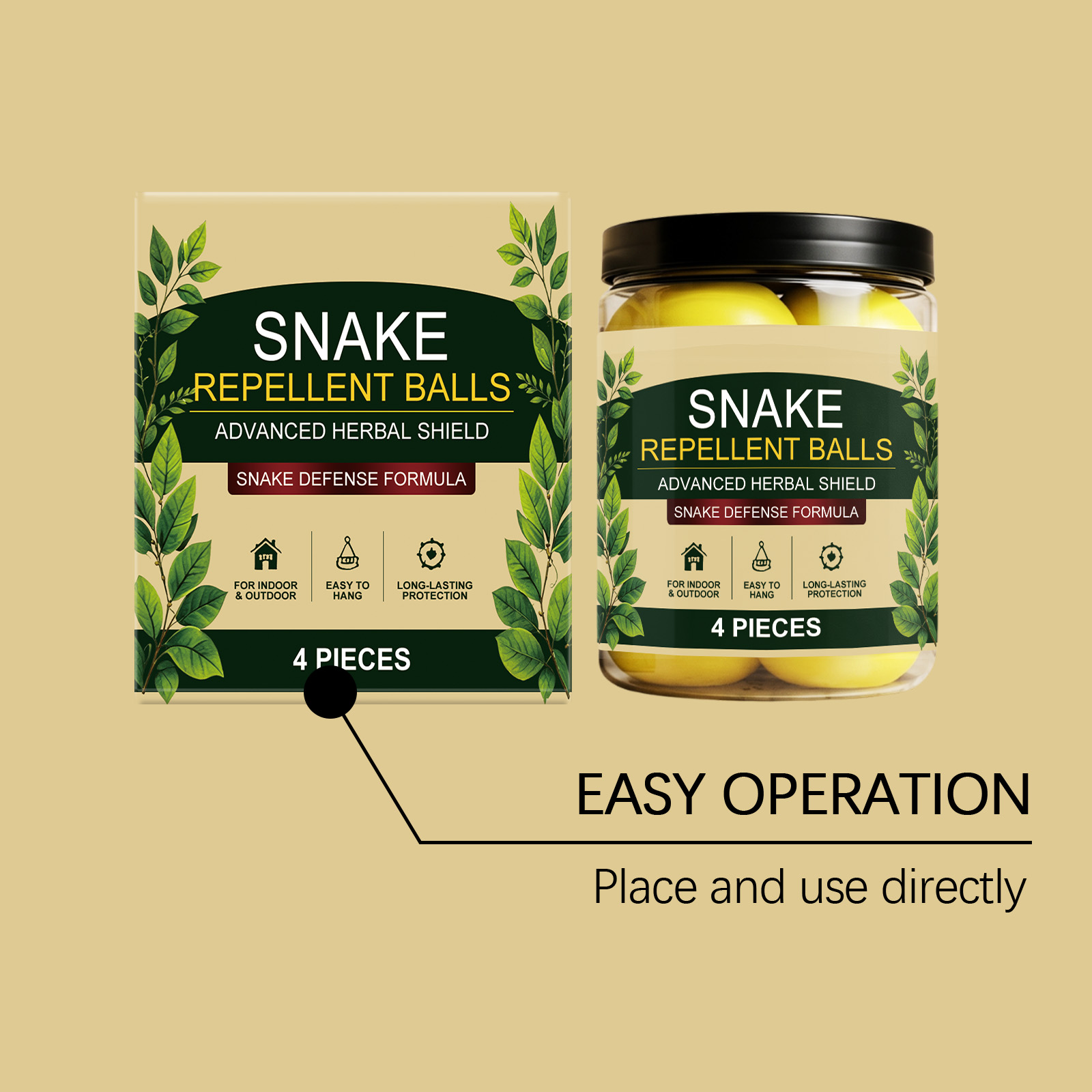 Snake Repellent Pellets Scent Driven Easy Protection For Yard Lawn Outdoor Camp Picnic Fishing Space