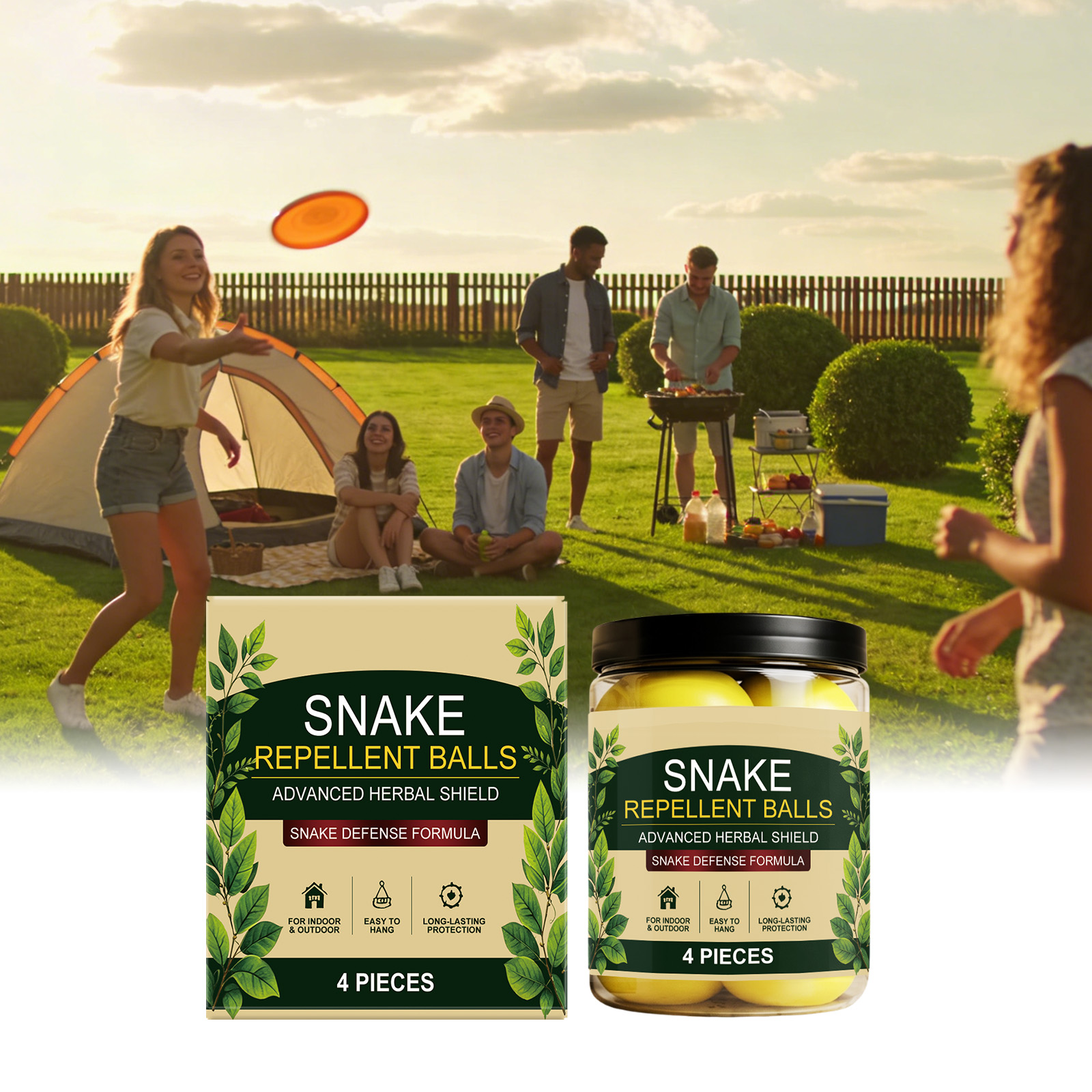 Snake Repellent Pellets Scent Driven Easy Protection For Yard Lawn Outdoor Camp Picnic Fishing Space