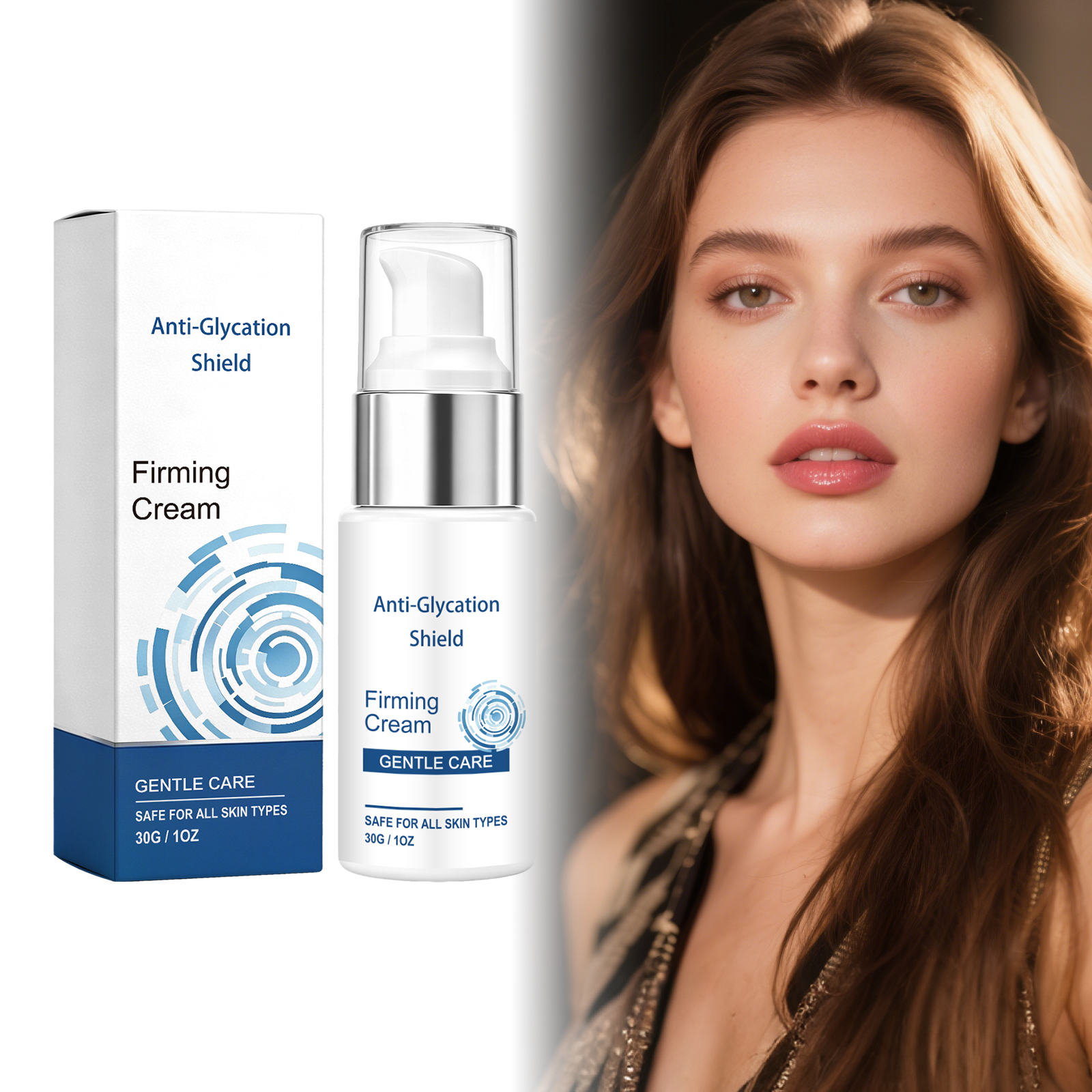 Renewing Cream Mild Ingredients Nourish Facial Skin Moist Hydrate Fresh Smooth Daily Massage Skincare Lotion