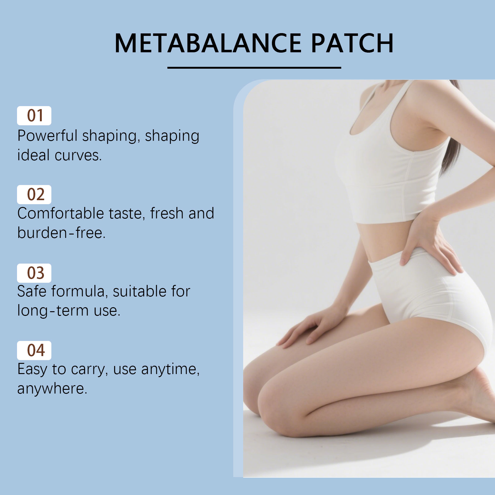 Body Balance Patch Thin Light Breathable Soft Slim Fit Skin Portable External Daily Use