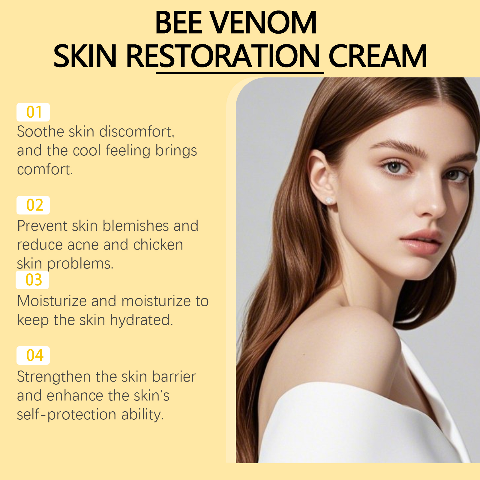 Skin Care Cream Mild Hydrating Light Texture Soft Smooth Daily Body Skin Nourish Protect