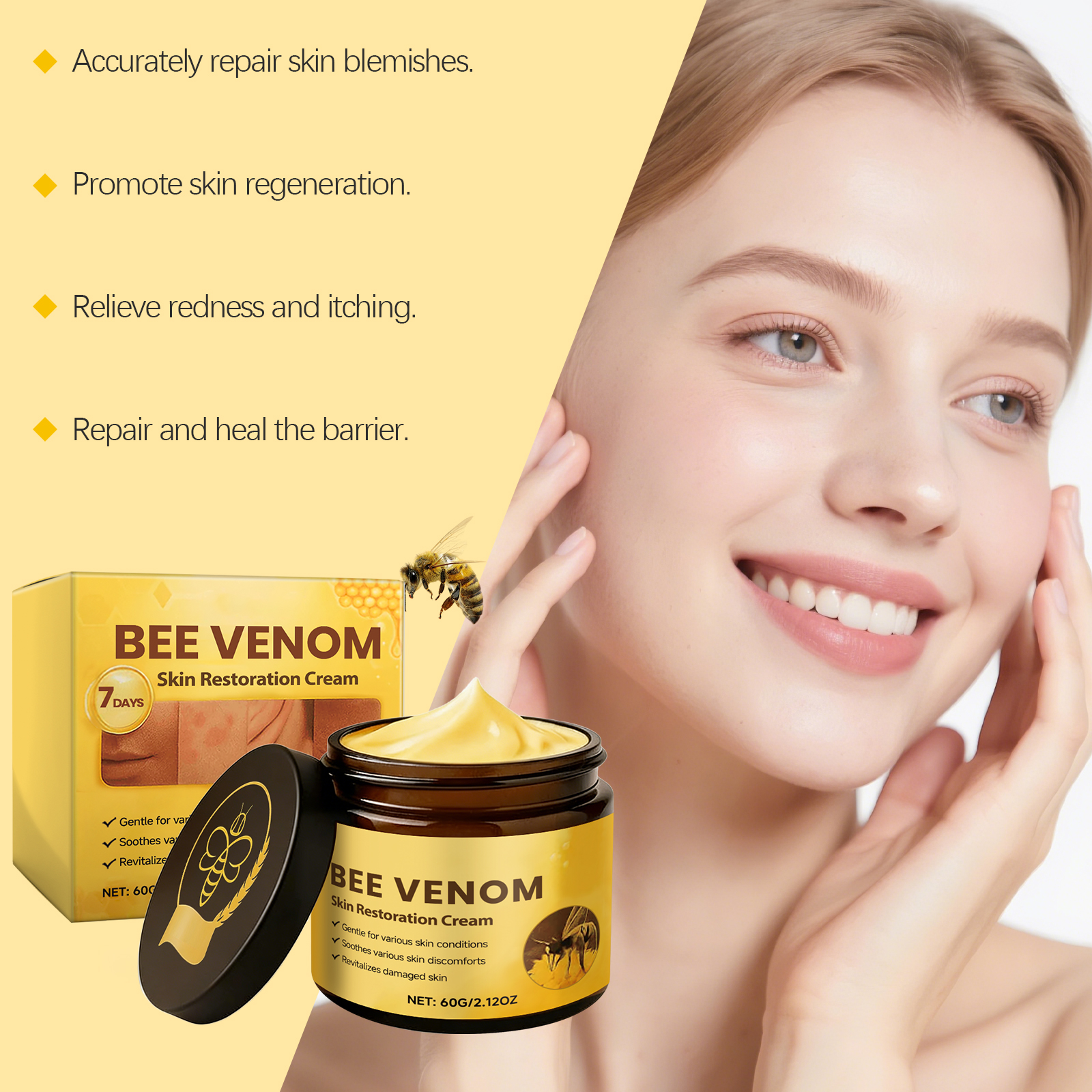 Skin Care Cream Mild Hydrating Light Texture Soft Smooth Daily Body Skin Nourish Protect