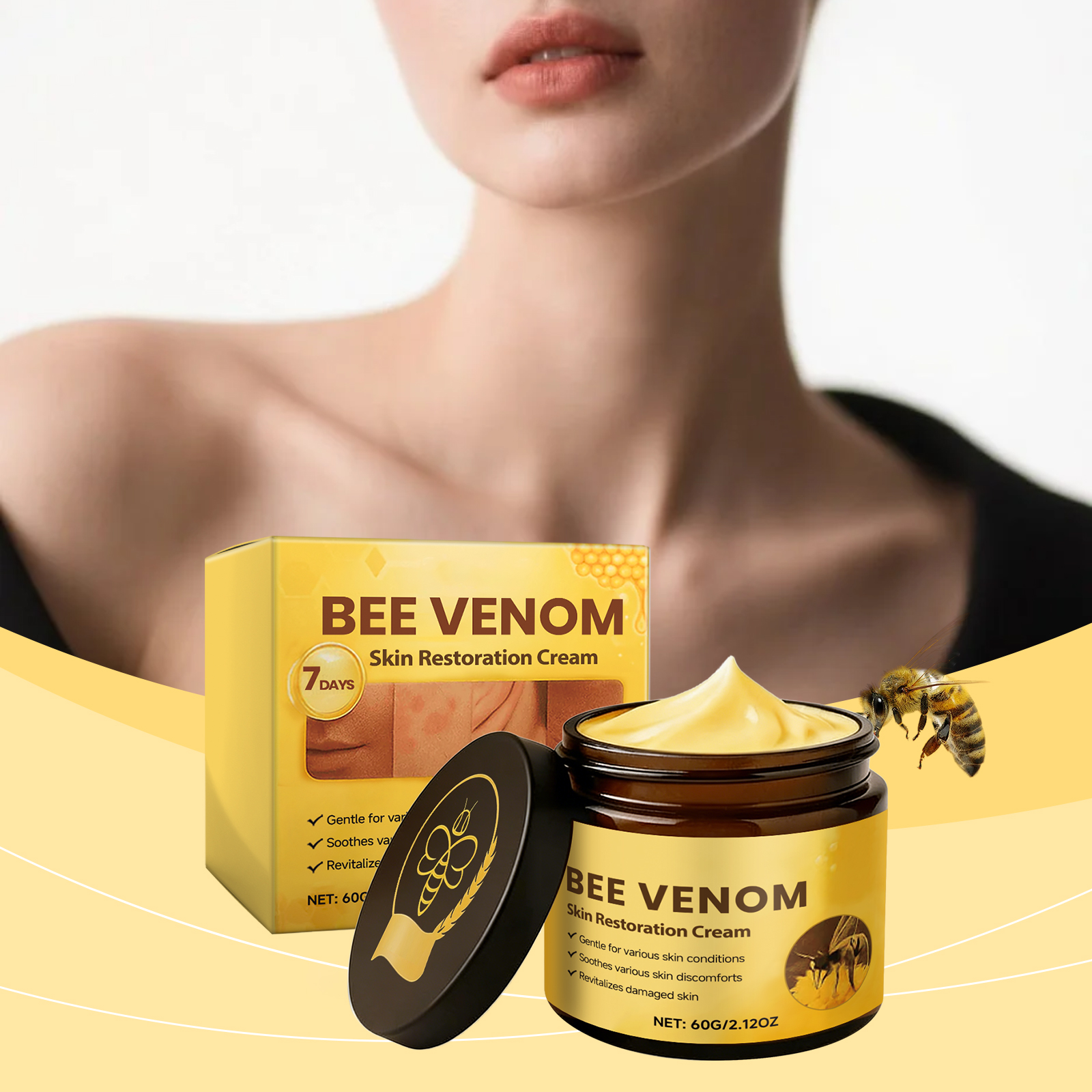 Skin Care Cream Mild Hydrating Light Texture Soft Smooth Daily Body Skin Nourish Protect