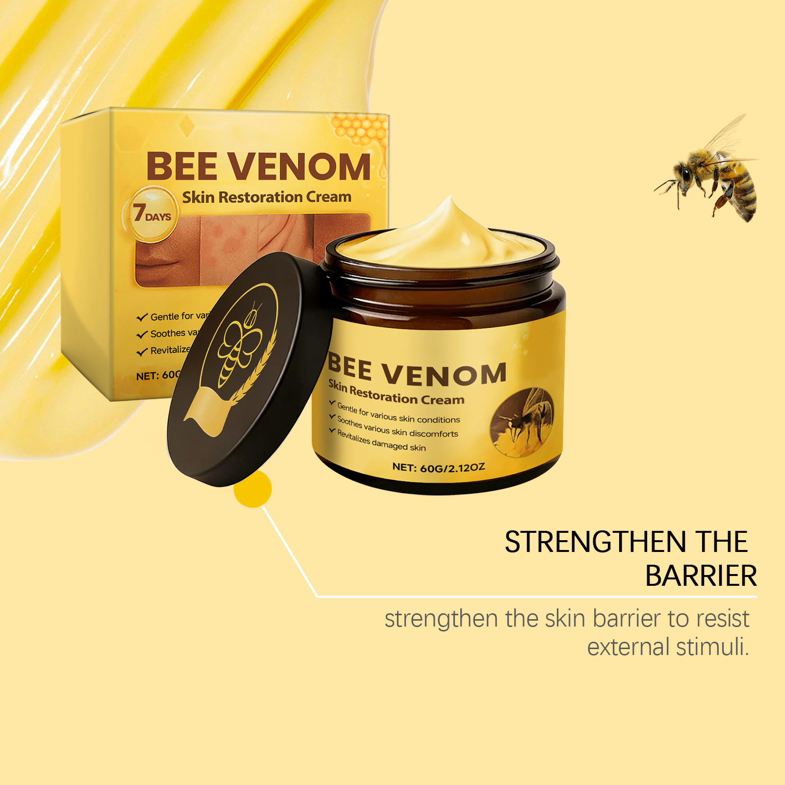 Skin Care Cream Mild Hydrating Light Texture Soft Smooth Daily Body Skin Nourish Protect