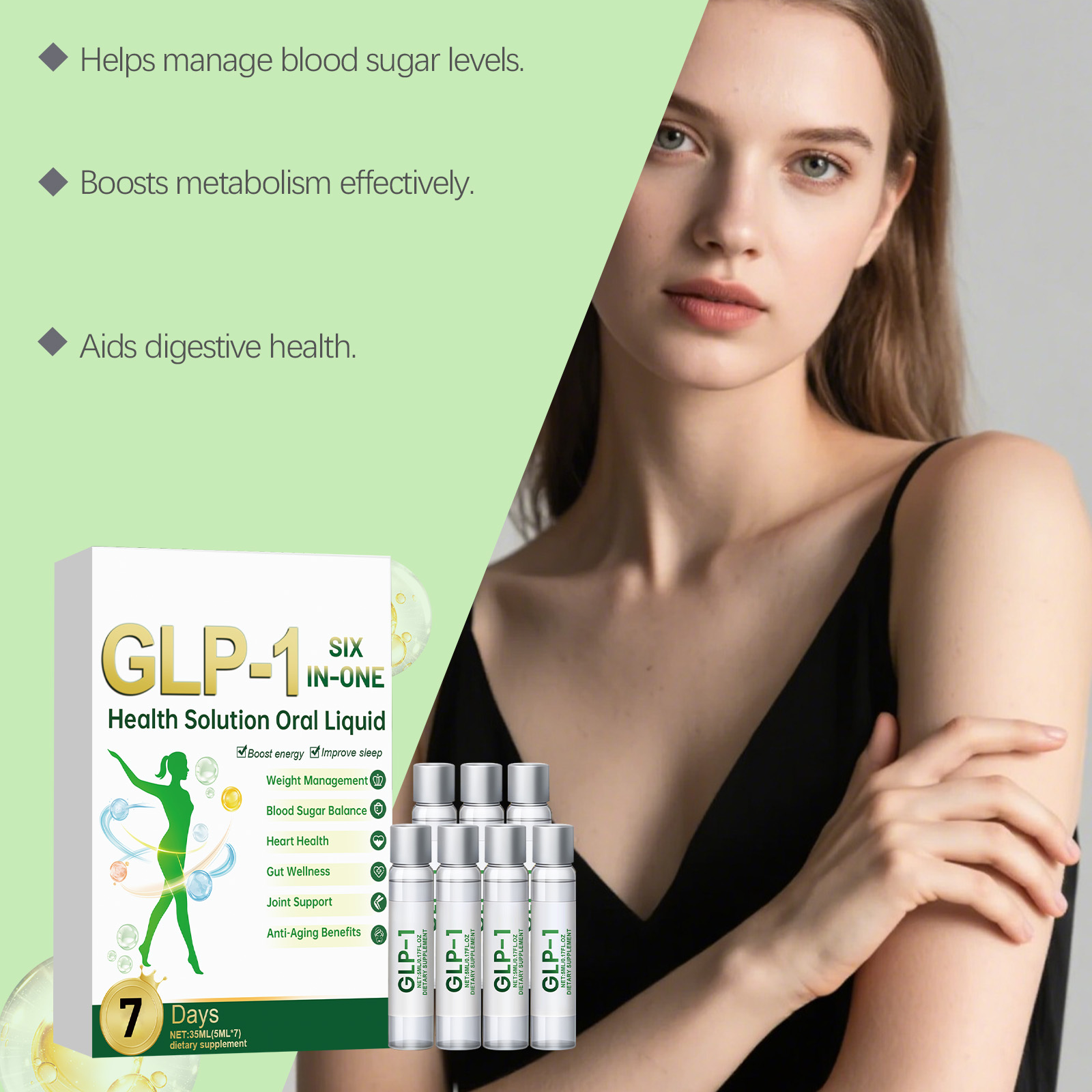 Body Care Oral Liquid Daily Boost Figure Lines Skin Elasticity Mild Personal Light Care