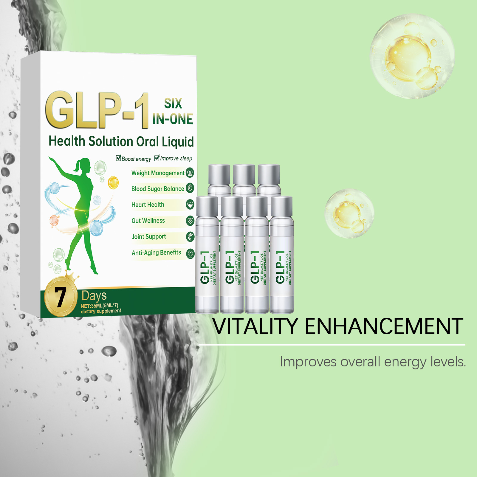 Body Care Oral Liquid Daily Boost Figure Lines Skin Elasticity Mild Personal Light Care