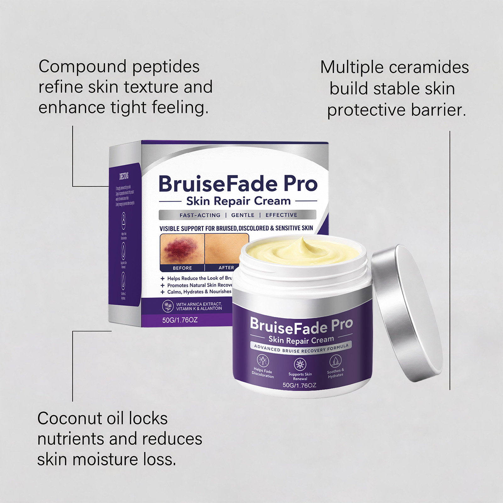 Skin Brightening Moisturizing Cream Light Fine Texture Daily Mild Spreadable Hydrating Comfort Body