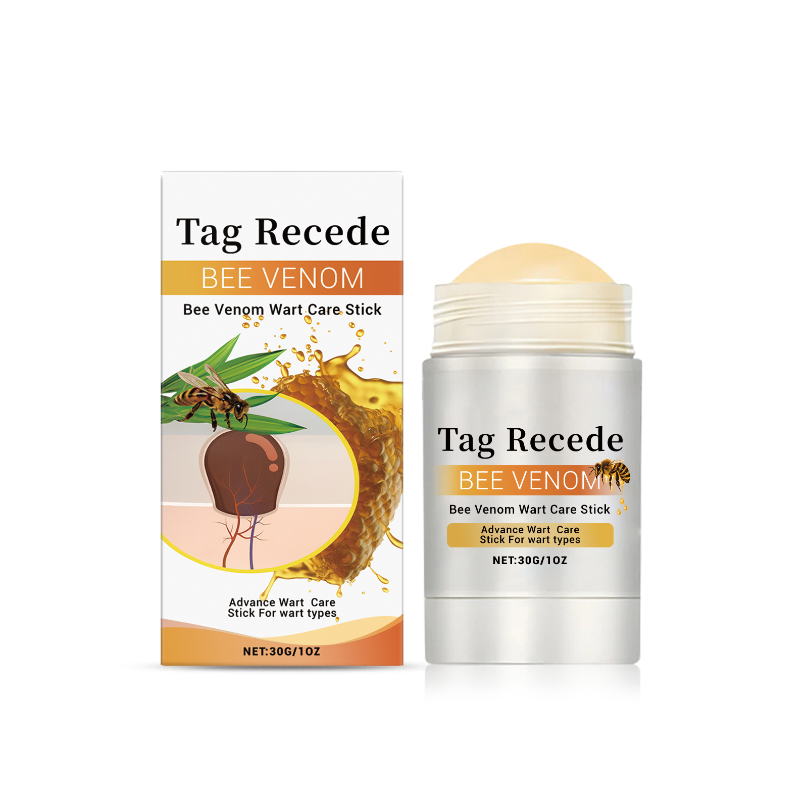 Bee Venom Care Stick Delicate Skin Nourishing Moisturizing Mild Cleansing Body Portable Daily Care Stick