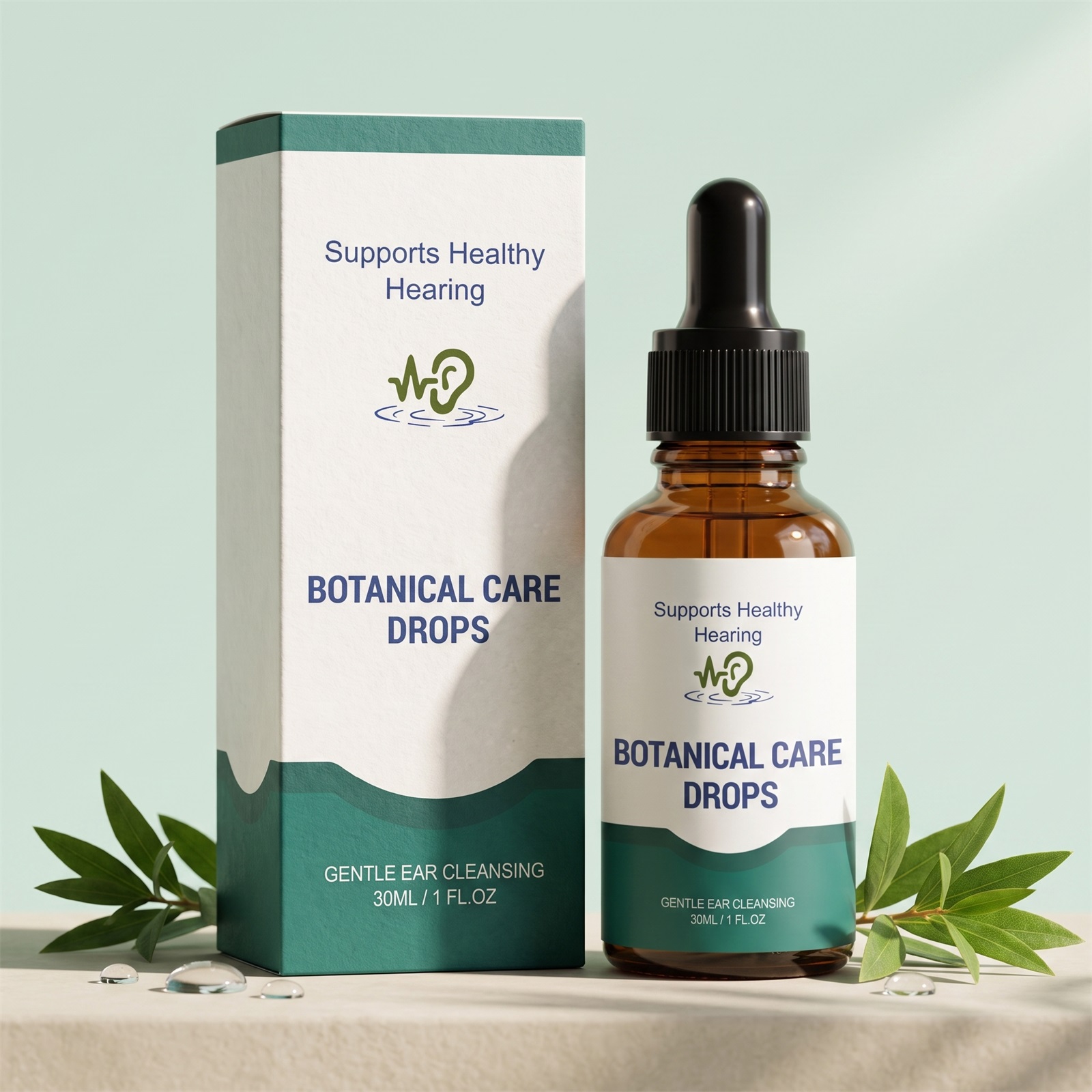 Ear Cleansing Care Drops Mild Formula Moisturizing Comfort Ear Canal Soften Earwax Daily Cleaning Care