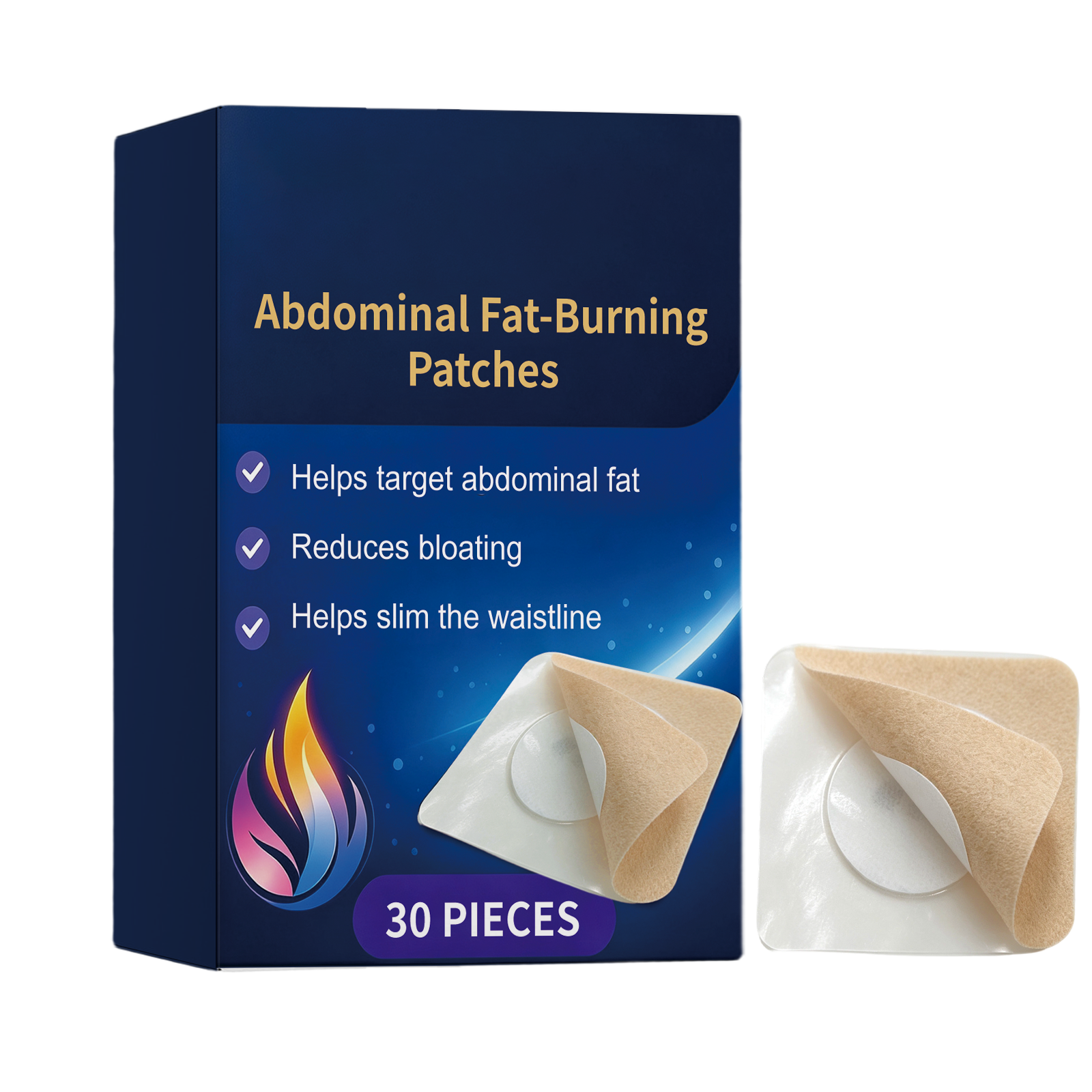 Body Care Patch Soft Skin Friendly Breathable Fit Skin Protect Waist Abdomen Daily Figure Line Care Sticker