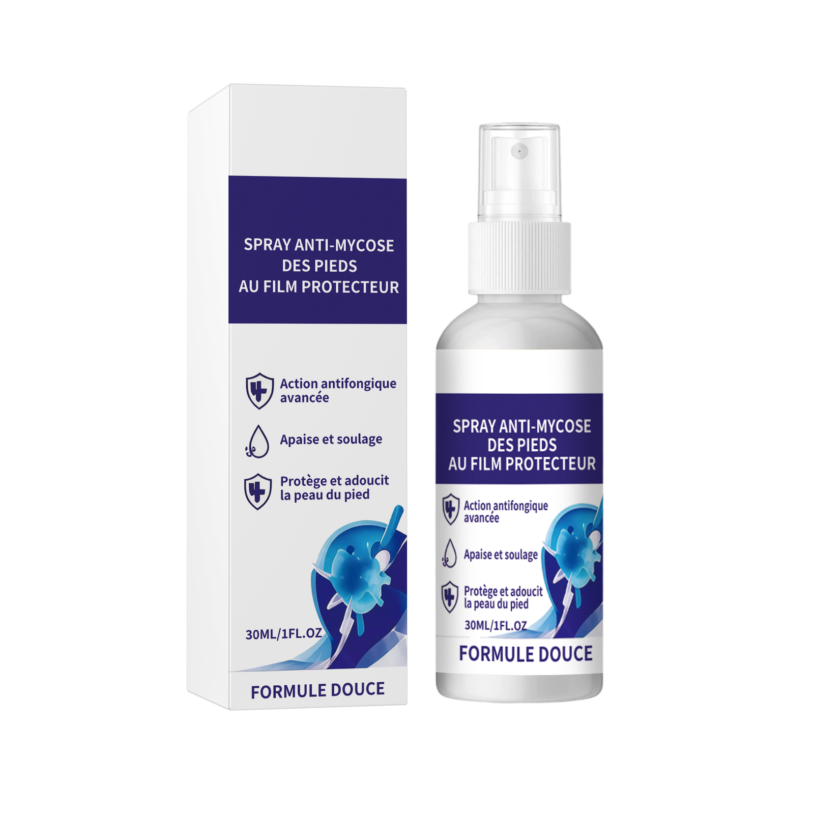 Foot Care Spray Moisturize Foot Instep Skin Hydrate Comfort Dry Care Daily Maintain Spray