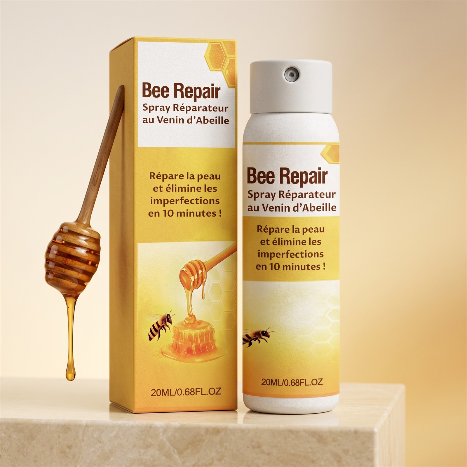 Bee Venom Skin Comfort Spray Moisturizing Care Body Skin Refreshing Delicate Smooth Daily Portable Nursing
