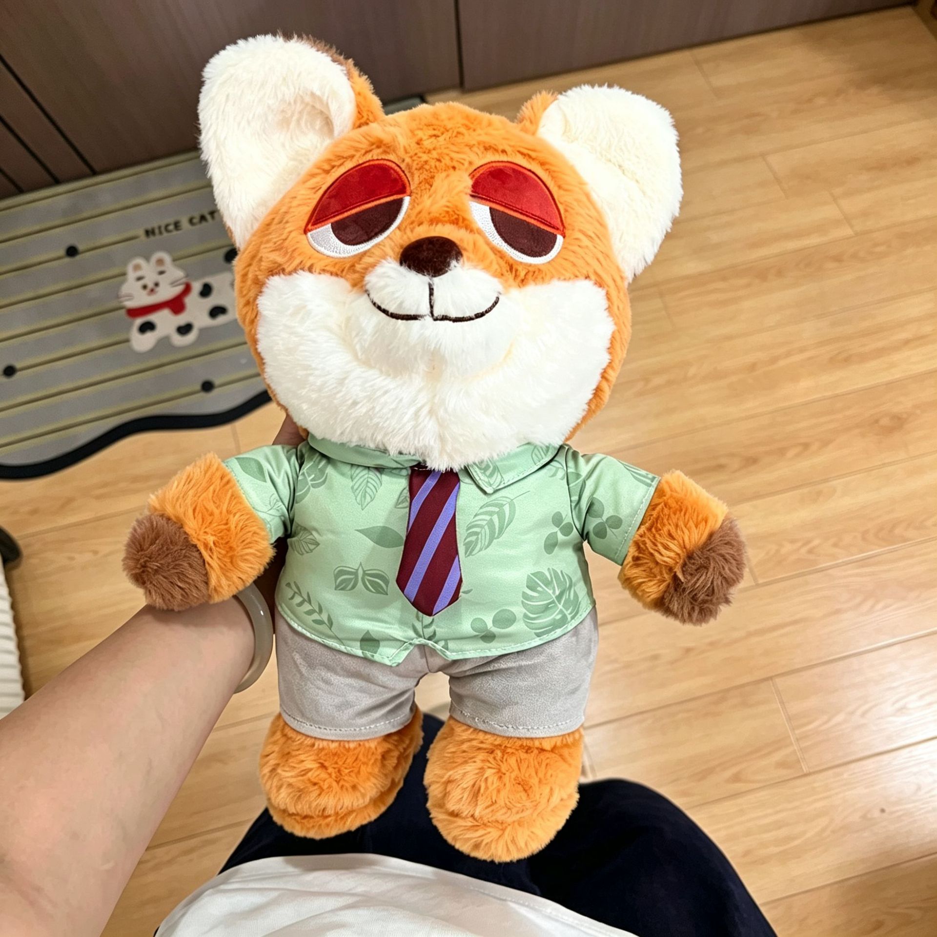 Zootopia Plush Nick Wilde Fox Stuffed Animal Toy Soft Cartoon Character Doll For Kids Gift Home Decor 30cm 