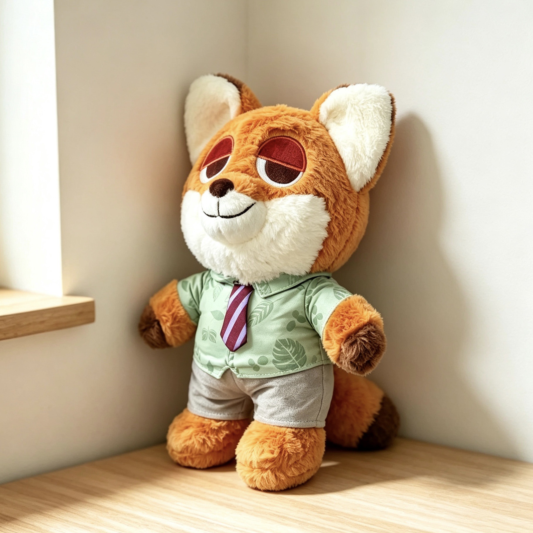 Zootopia Plush Nick Wilde Fox Stuffed Animal Toy Soft Cartoon Character Doll For Kids Gift Home Decor 30cm 