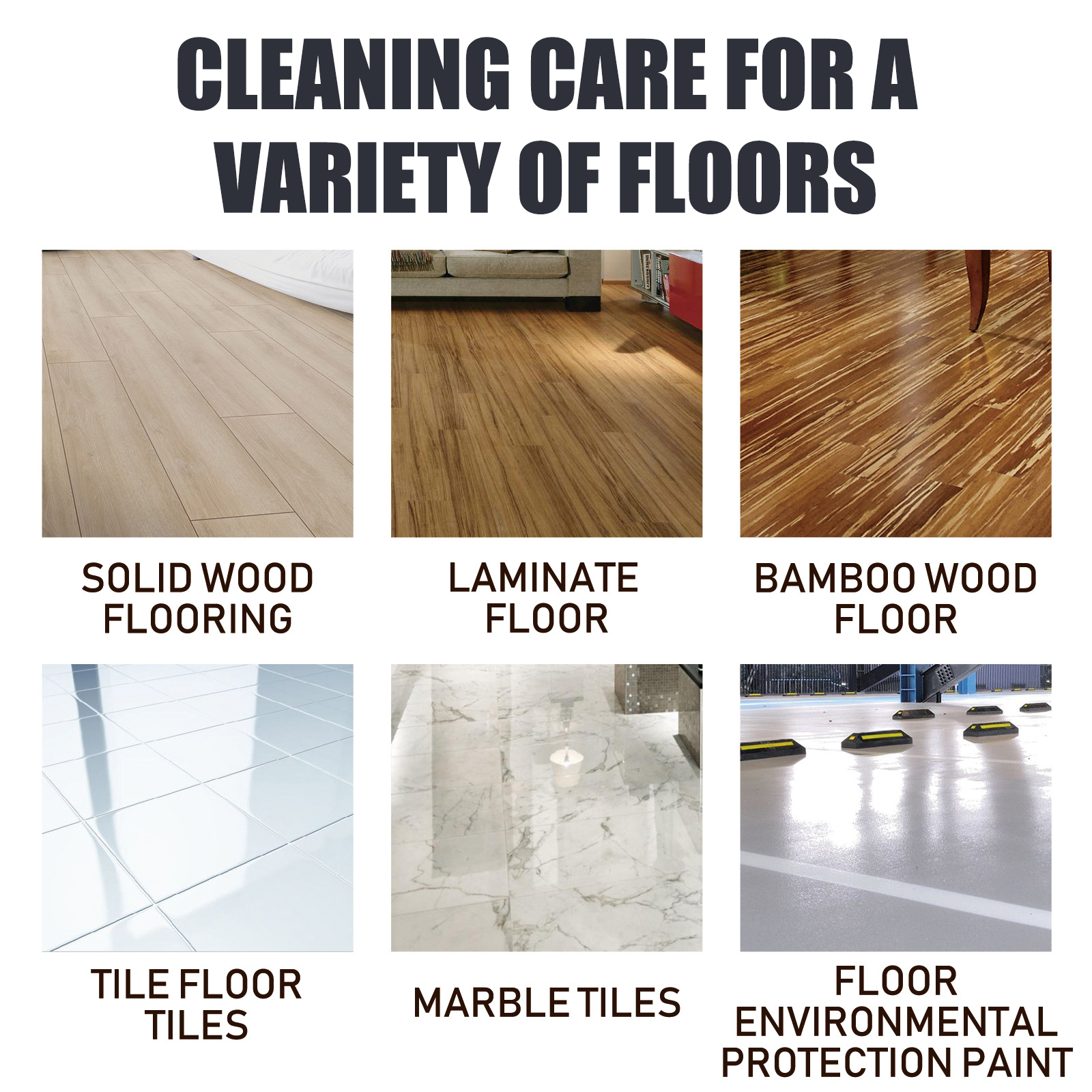 Wood And Marble Floor Cleaner Natural Avocado Oil Polishing Shine Protector For Daily Household Maintenance 1 PCS