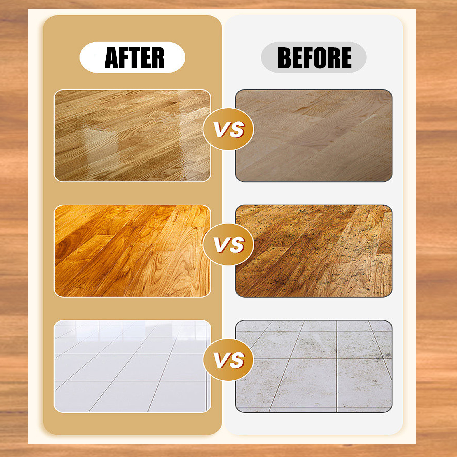 Wood And Marble Floor Cleaner Natural Avocado Oil Polishing Shine Protector For Daily Household Maintenance 1 PCS