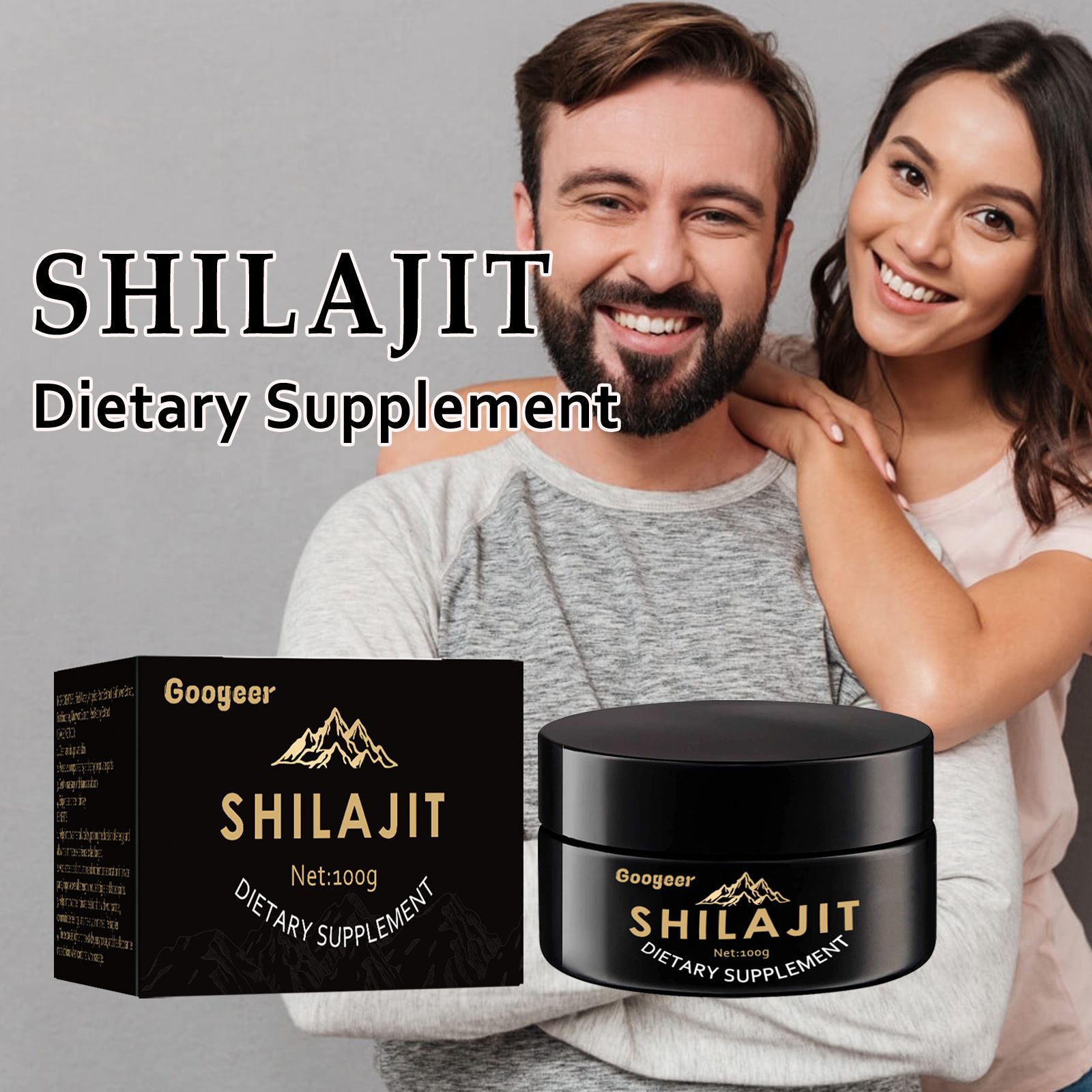 Shilajit Extract Liquid Drops Daily Wellness Supplement For Energy And Focus 100g