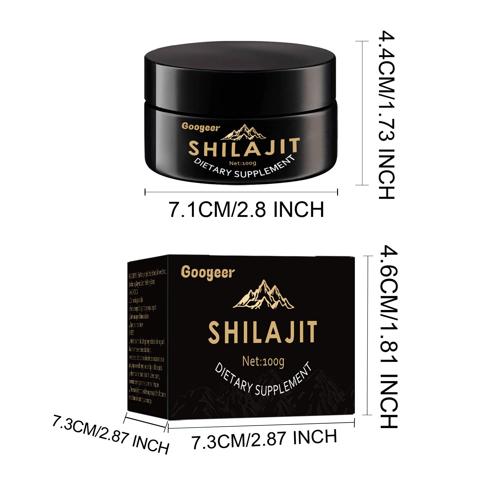 Shilajit Extract Liquid Drops Daily Wellness Supplement For Energy And Focus 100g
