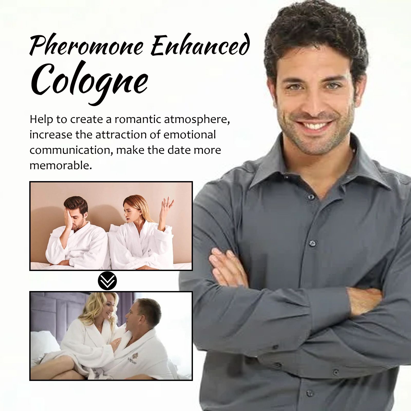 Men Perfume Portable Fresh Long Lasting For Dating And Daily Wear