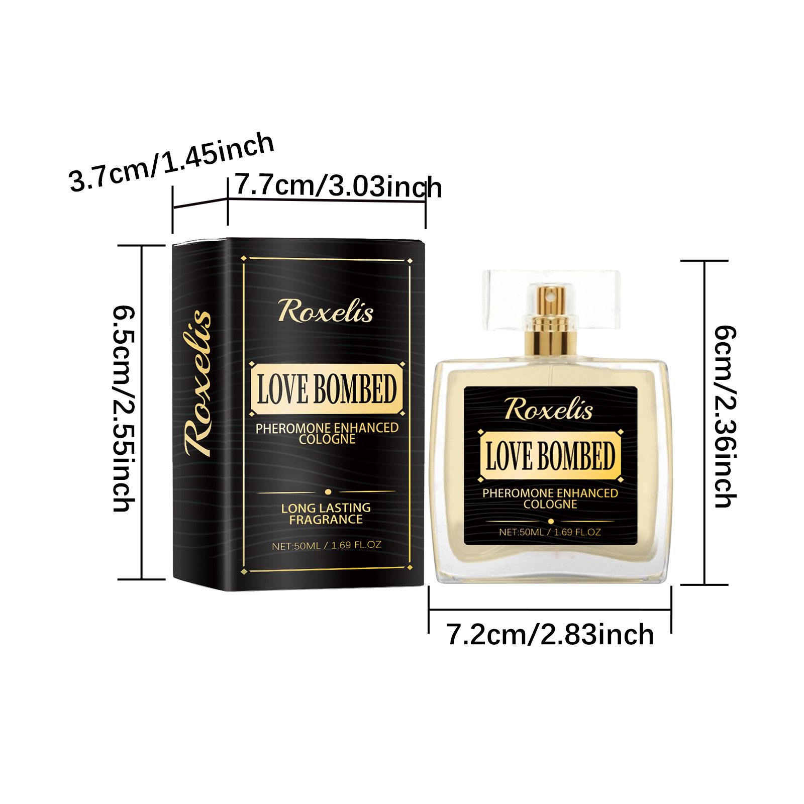 Men Perfume Portable Fresh Long Lasting For Dating And Daily Wear