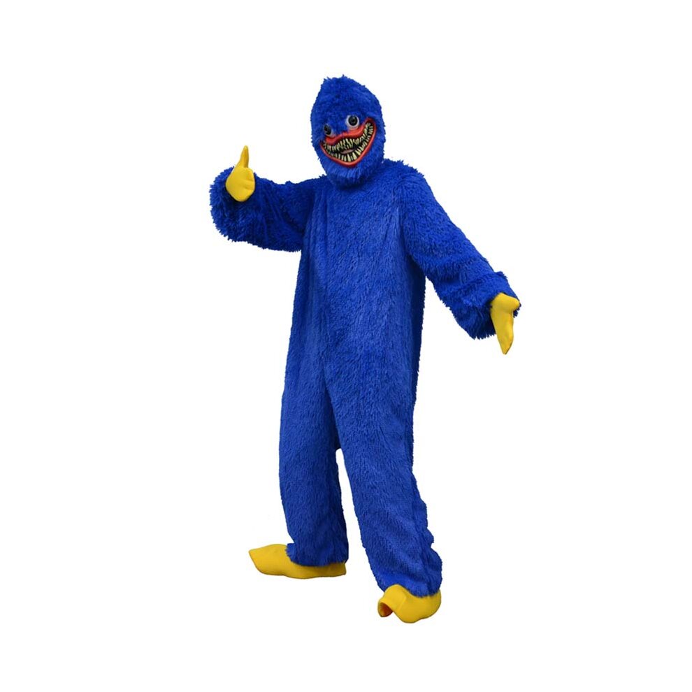 (Headgear) Huggy Wuggy Poppy Cosplay costume party jumpsuit
