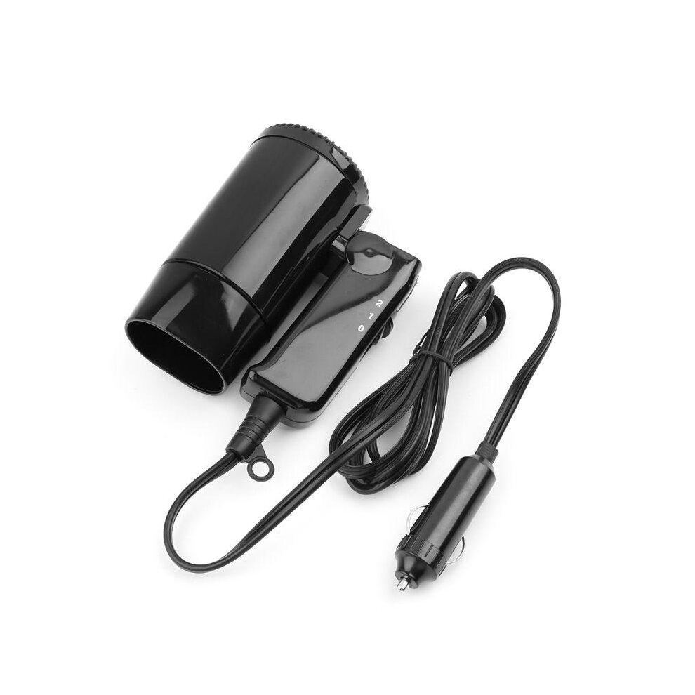 Portable 12V Hot And Cold Folding Camping Travel Car Styling Hair Dryer Window Defroster