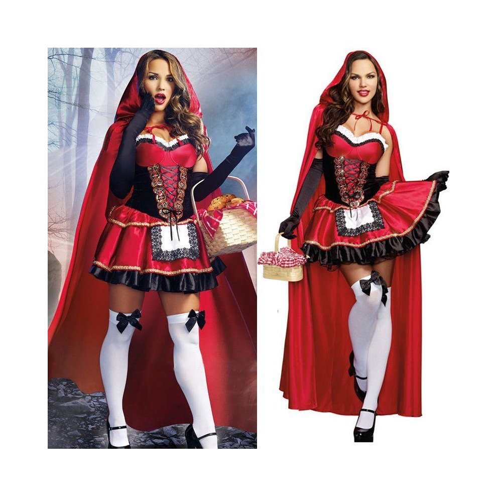 Little Red Riding Hood Womens Halloween Costume | Fancy Dress Costume