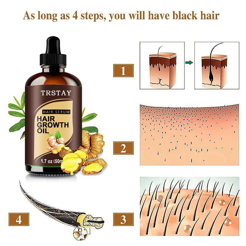 (15ml) Powerful Hair Growth Oil Prevent Hair Loss Products Essence Liquid Treatment For Men And Women Repair Shampoo Hair Care