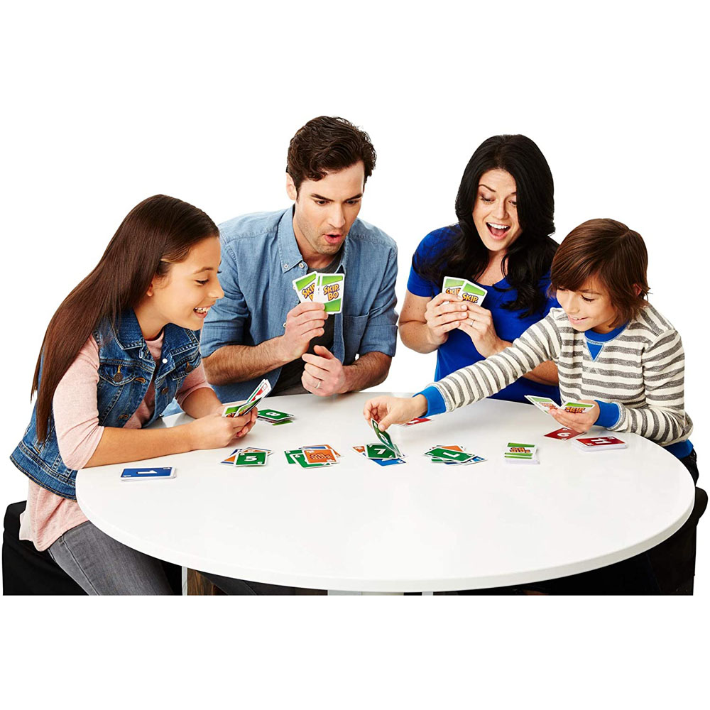 UNO SKIP BO Card Game Multiplayer Card Game Family Party Games Toys Blink Card Game Family Funny Entertainment Board Game Poker Playing Card Kids Toys