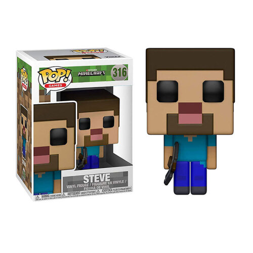 Funko Pop Minecraft Creeper Diamond Steve Figures Steve