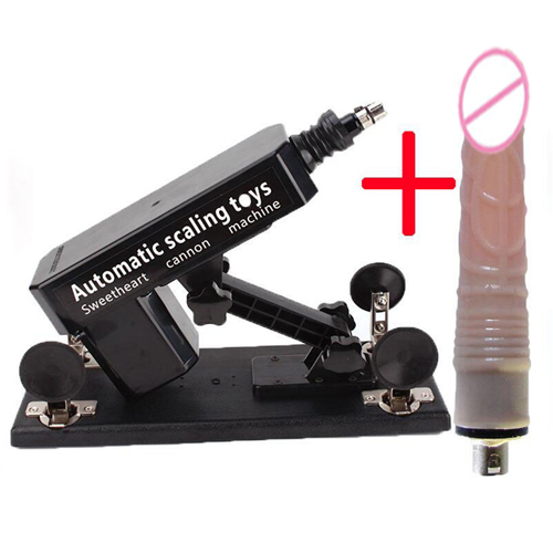 Automatic Sex Machine Gun Sex Toys Love Machine Adult Toys Fucking Toy Goods with Dildo Drawing and Inserting Apparatus Automatic Telescopic Speed Adjustable for Women and Couples