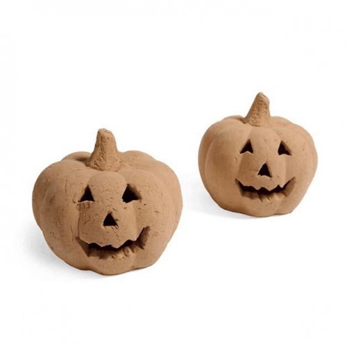 Halloween Pumpkin Firepile Decoration Props for Horror Themed Party Haunted House Window 2Pcs