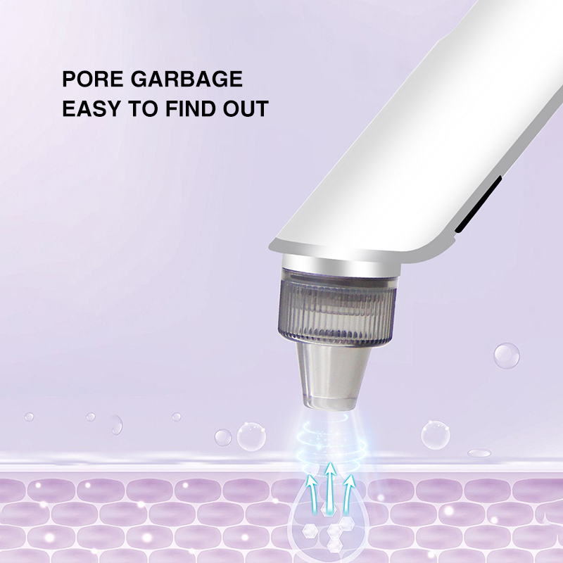 Electric Facial Cleanser Blackhead Remover Absorbing Blackhead Beauty Lift Pore Cleanser Beauty Machine Skin Care Tools Micro LCD Screen Home Use