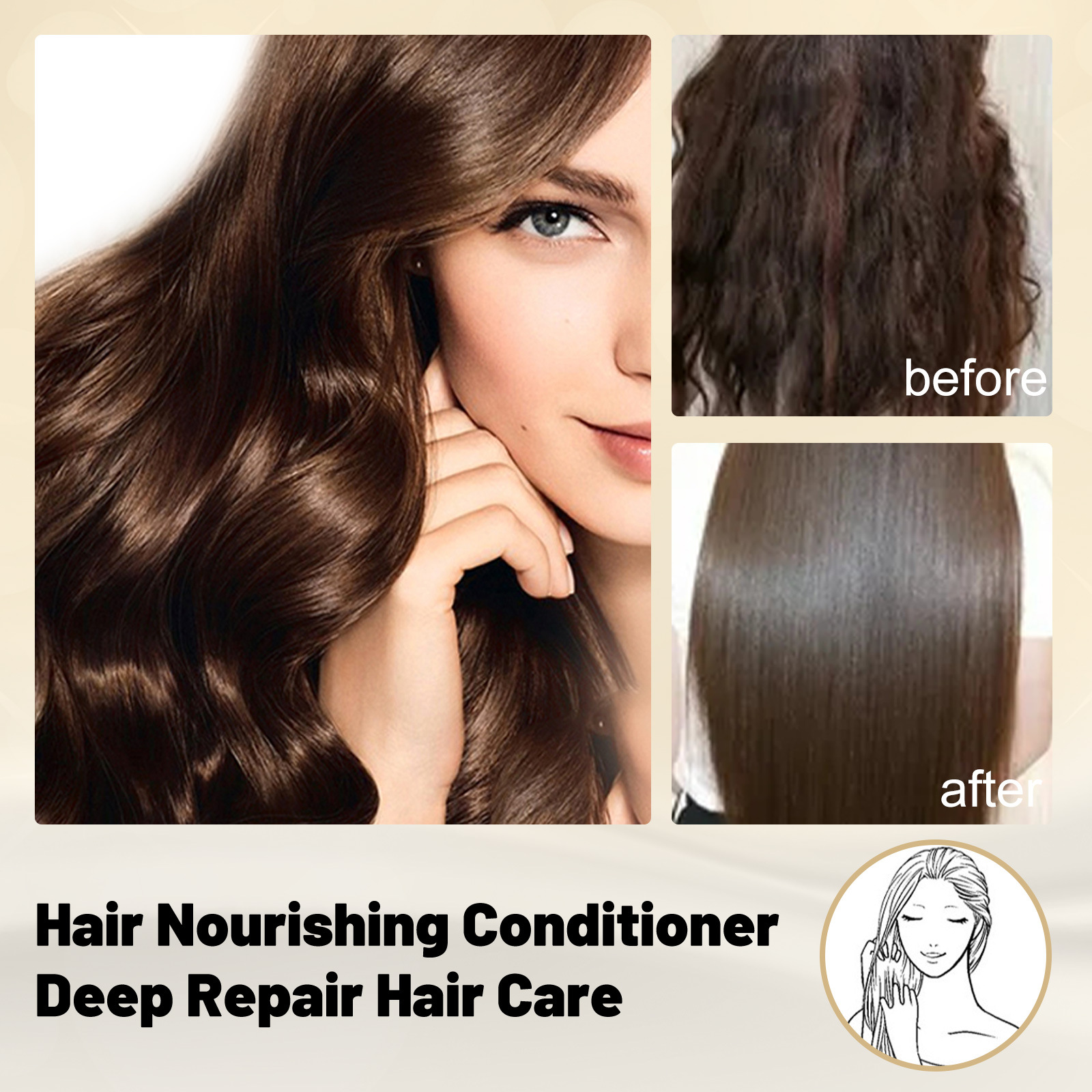 Hair Mask Deep Conditioner Nourishment Treatment for Hair Repair